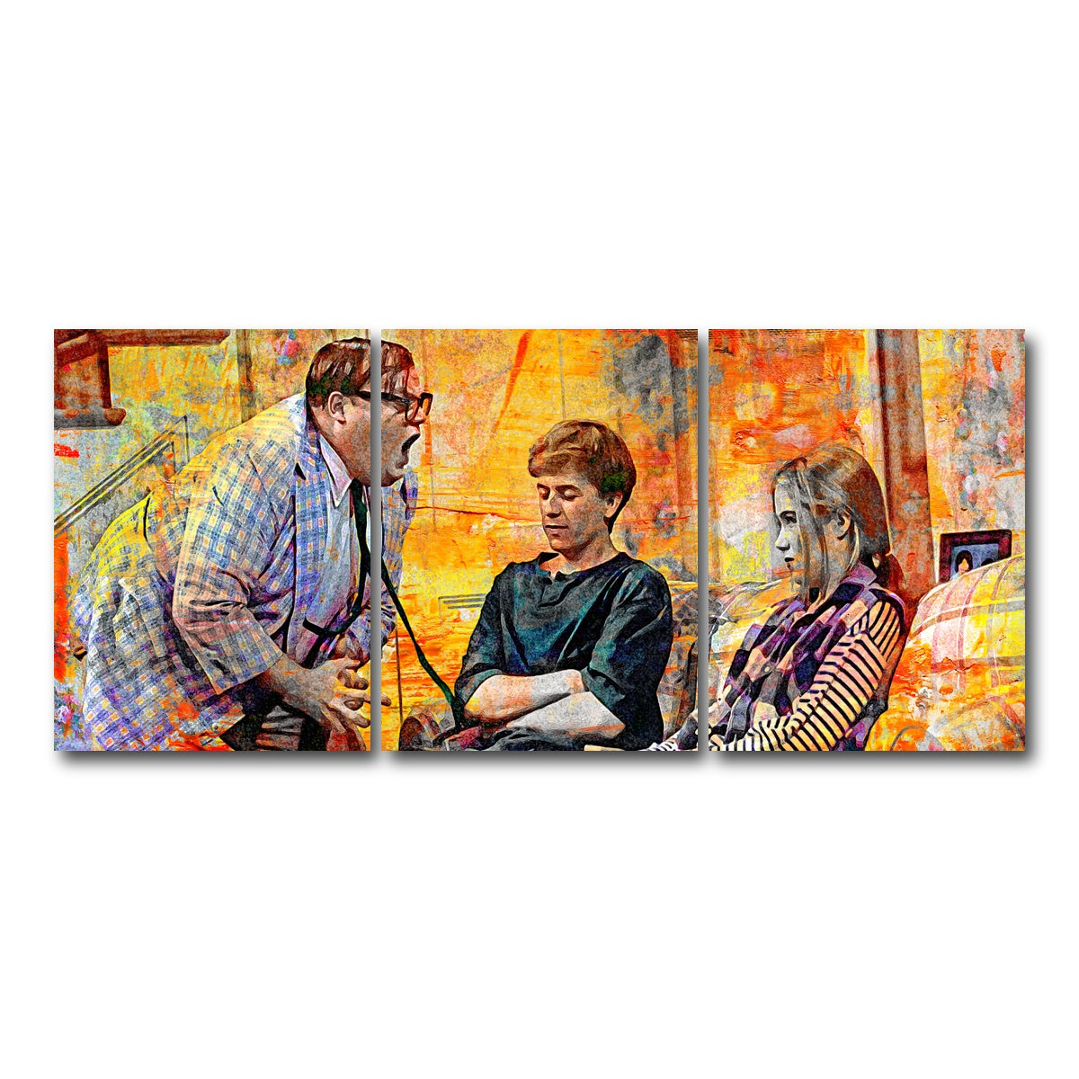 AUTO-MOCKUP WHITE | Abstract Matt Foley | 3 Piece | Gallery Wrap Canvas | group=18x24
