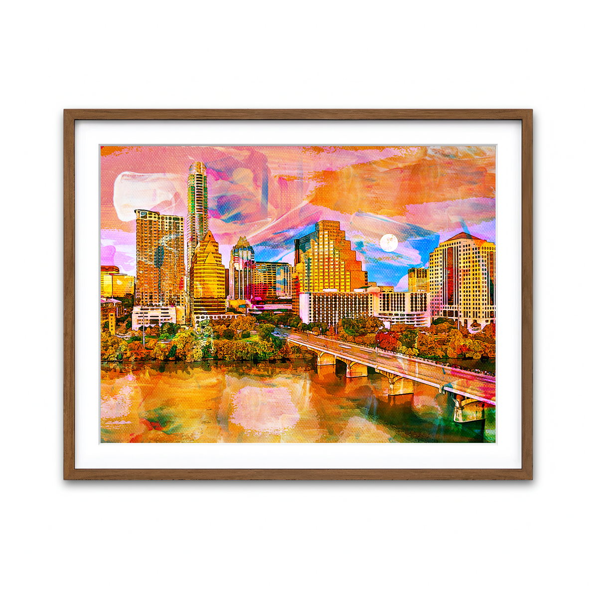 Framed Print 4x3 Walnut