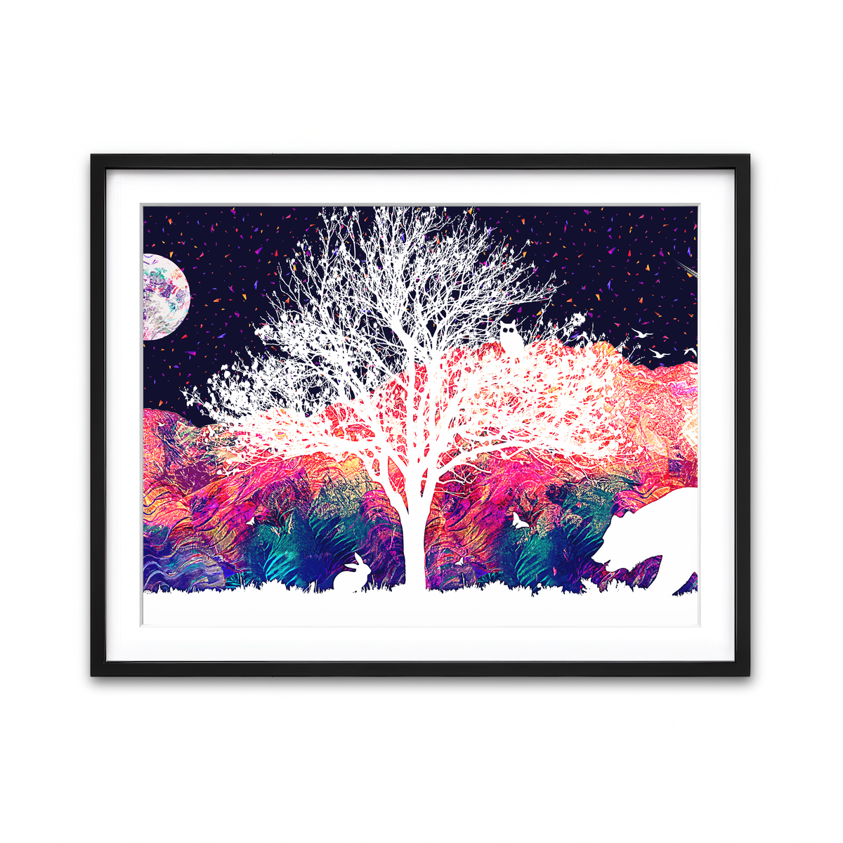 Framed Print 4x3 Black