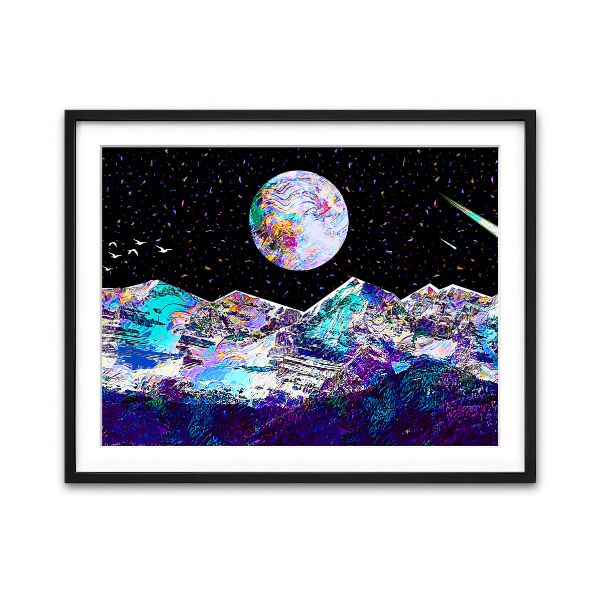 Framed Print 4x3 Black