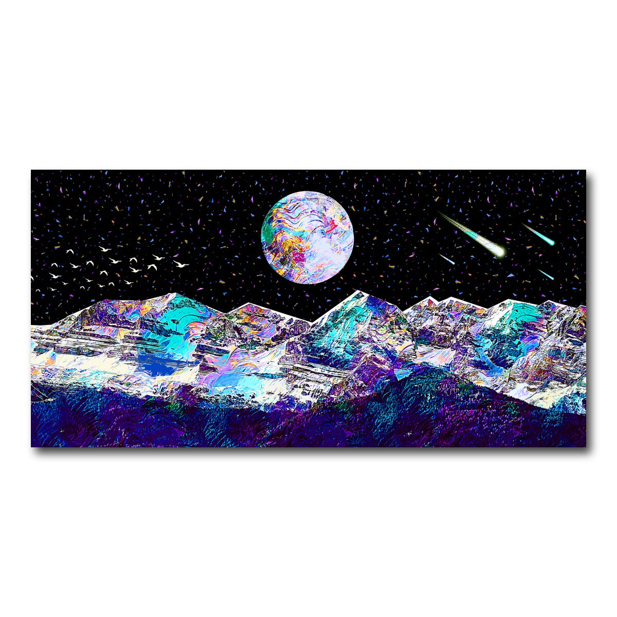 AUTO-MOCKUP WHITE | Abstract Moon | 1 Piece | Gallery Wrap Canvas | group=2x1