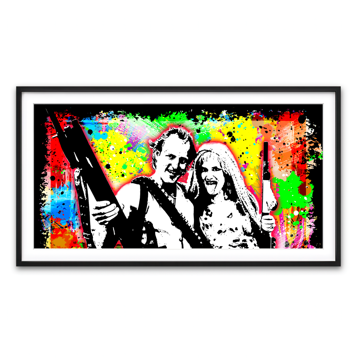 Framed Print 2x1 Black