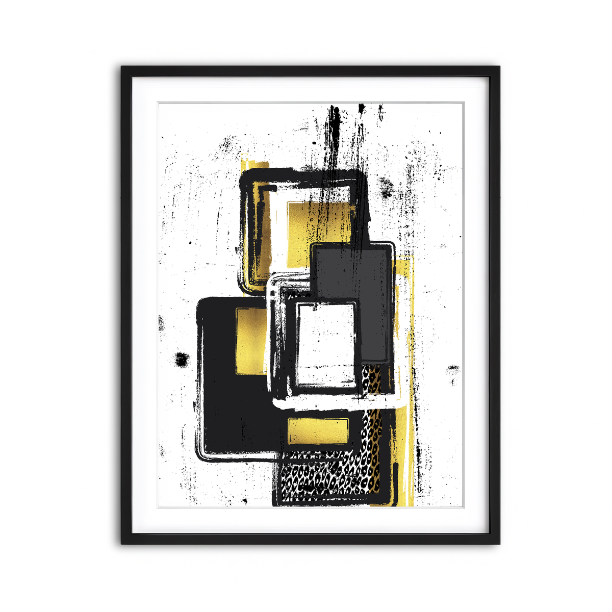 Framed Print 3x4 Black