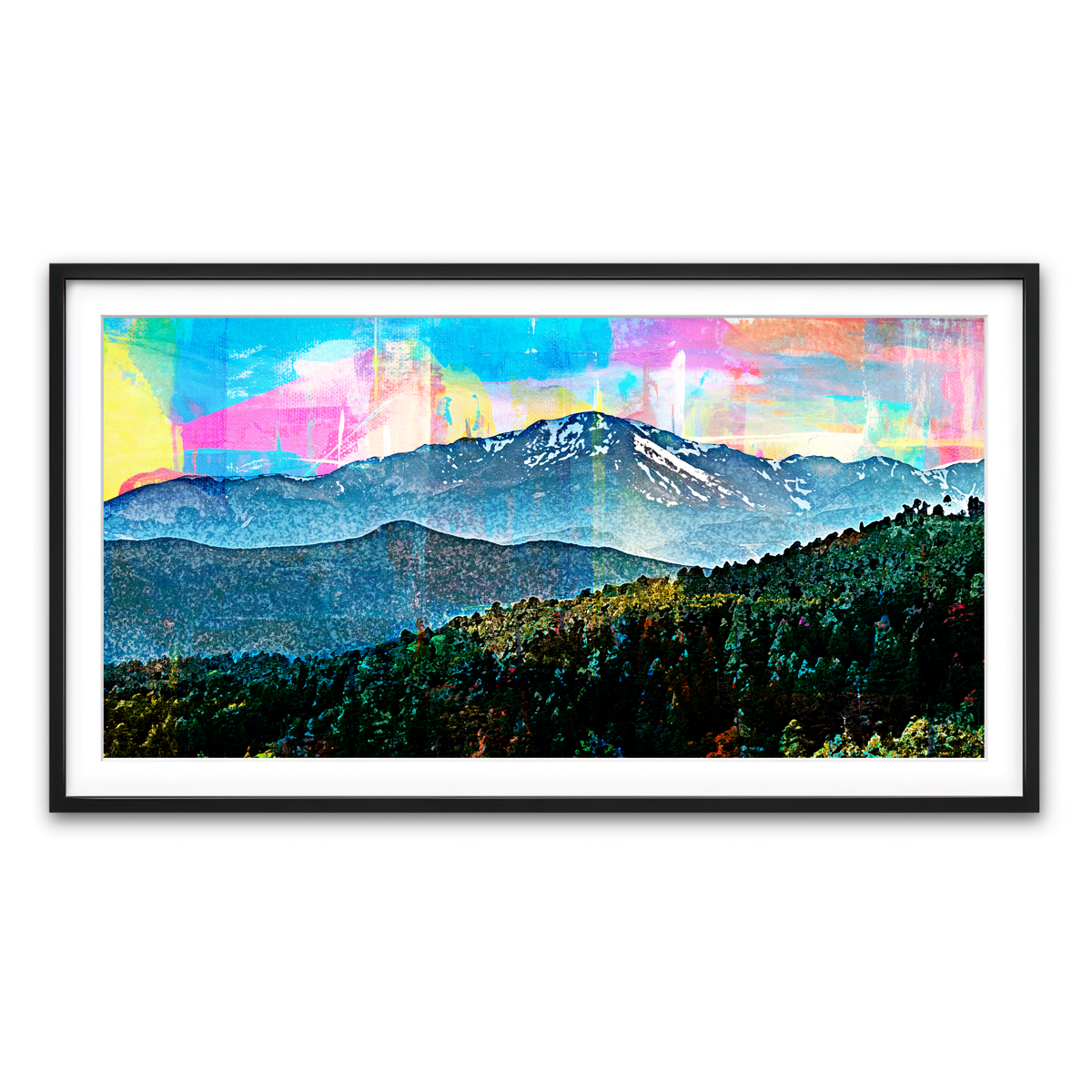 Framed Print 2x1 Black