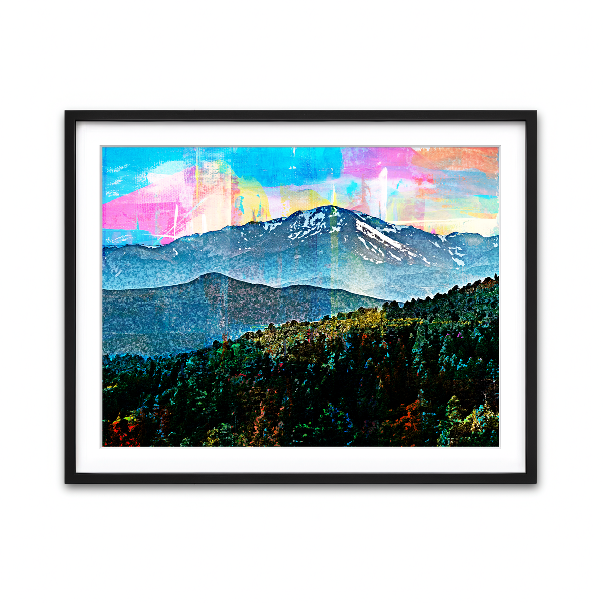 Framed Print 4x3 Black