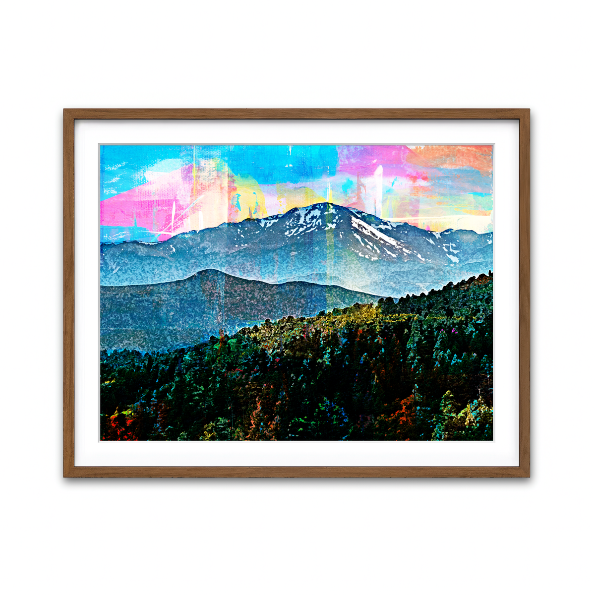 Framed Print 4x3 Walnut