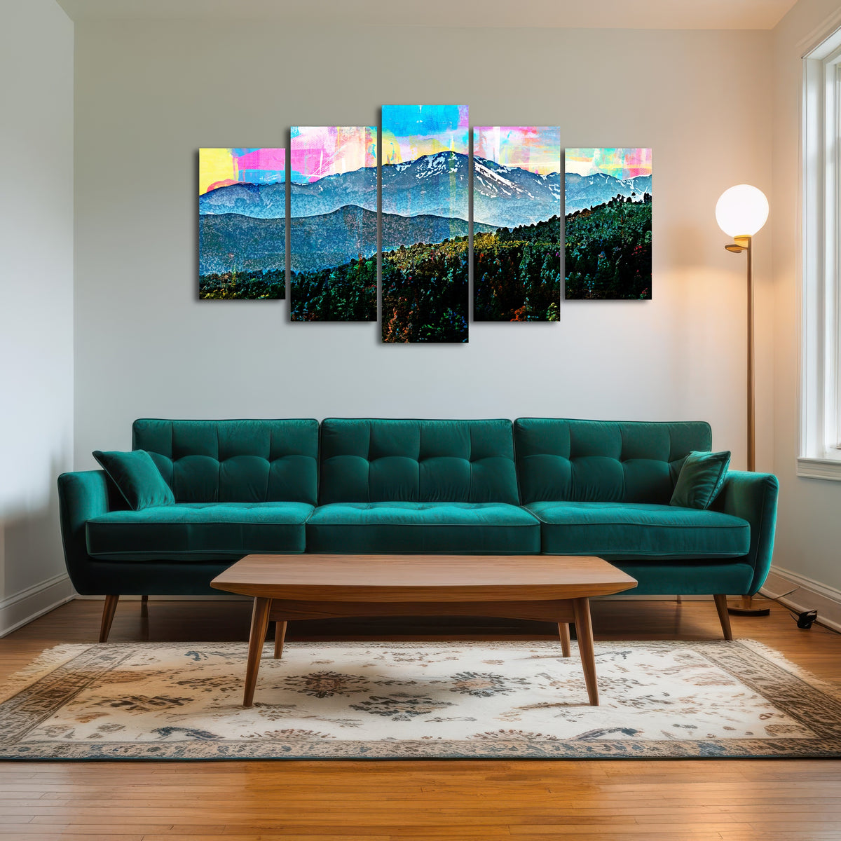 AUTO-MOCKUP ROOM | Abstract Pikes Peak