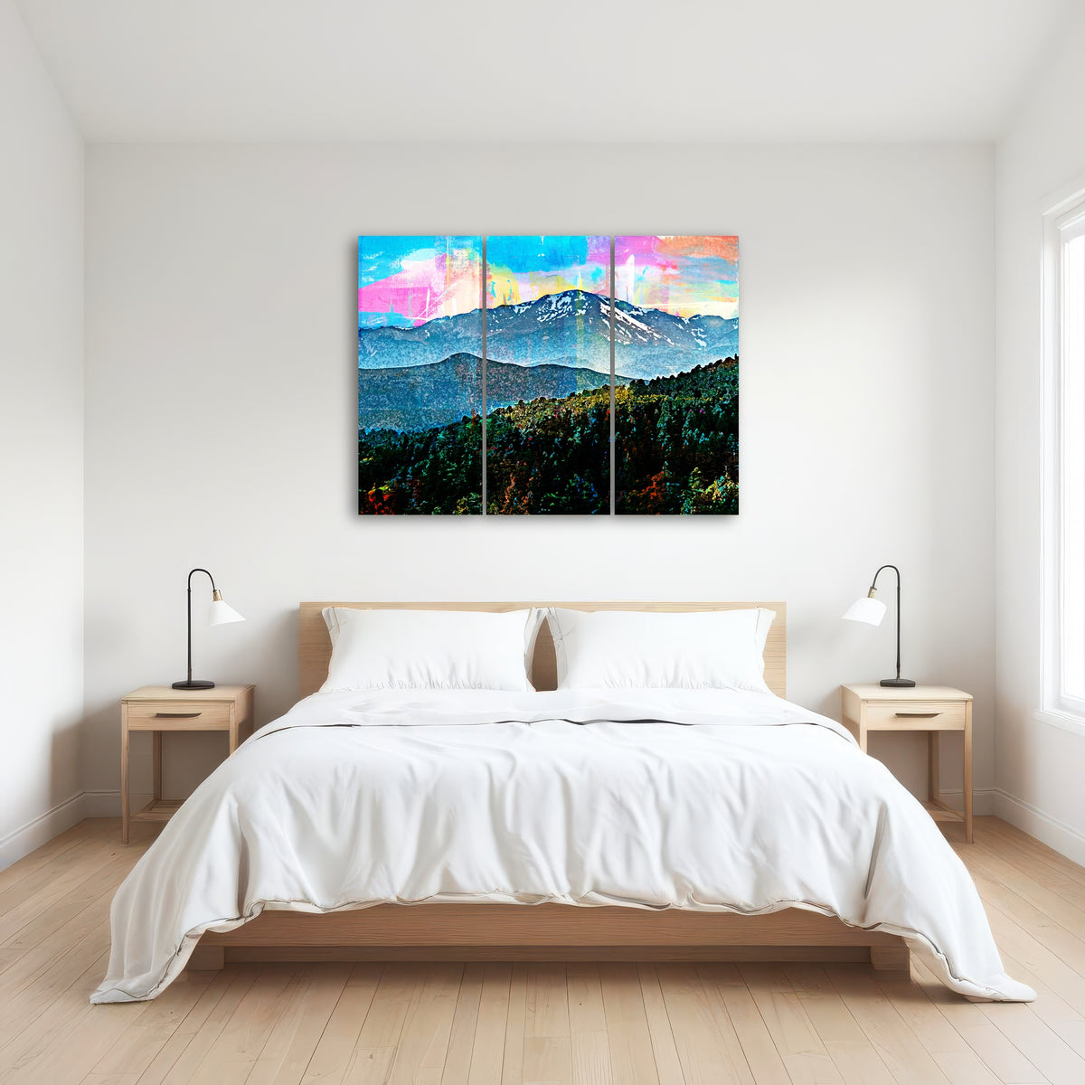 AUTO-MOCKUP ROOM | Abstract Pikes Peak