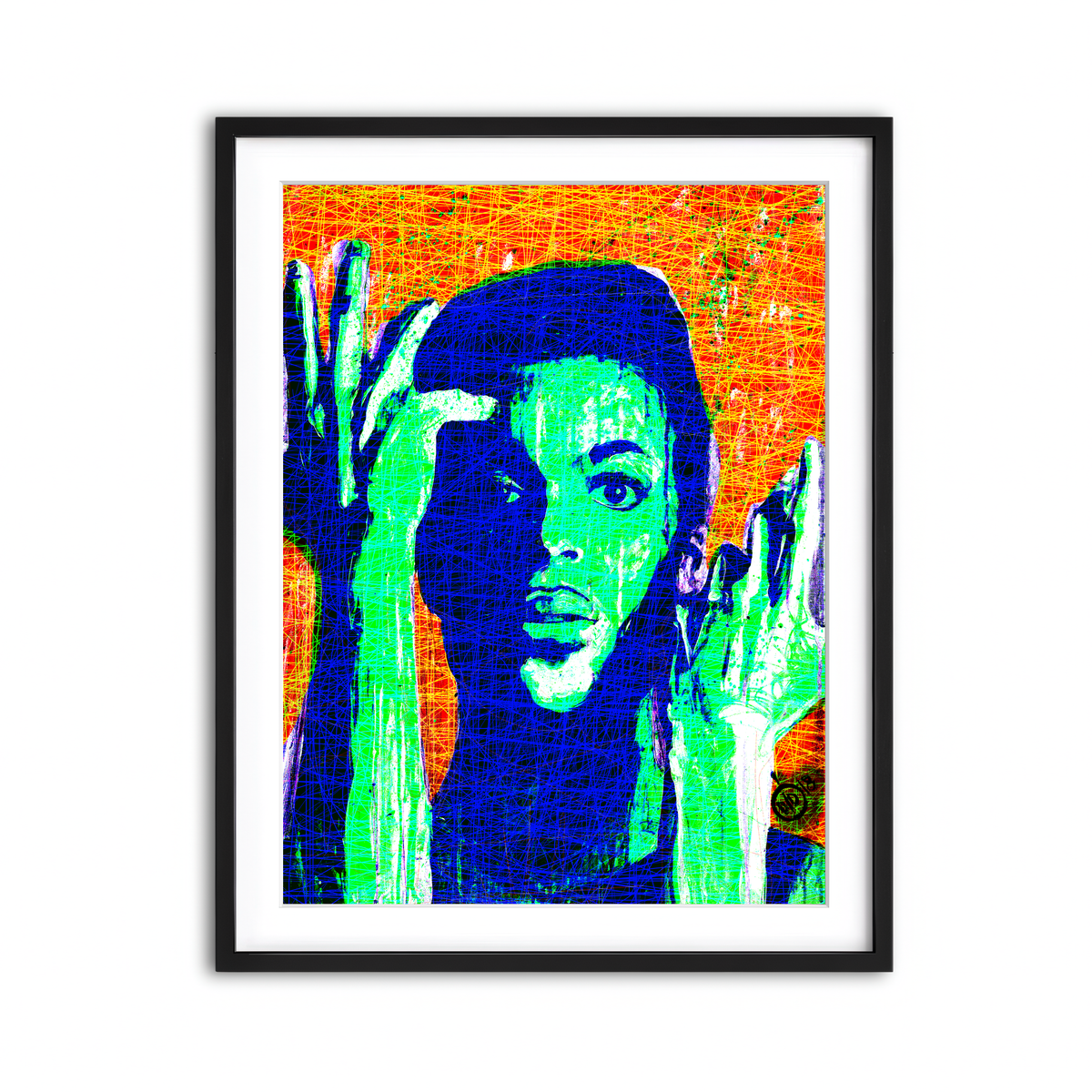 Framed Print 3x4 Black