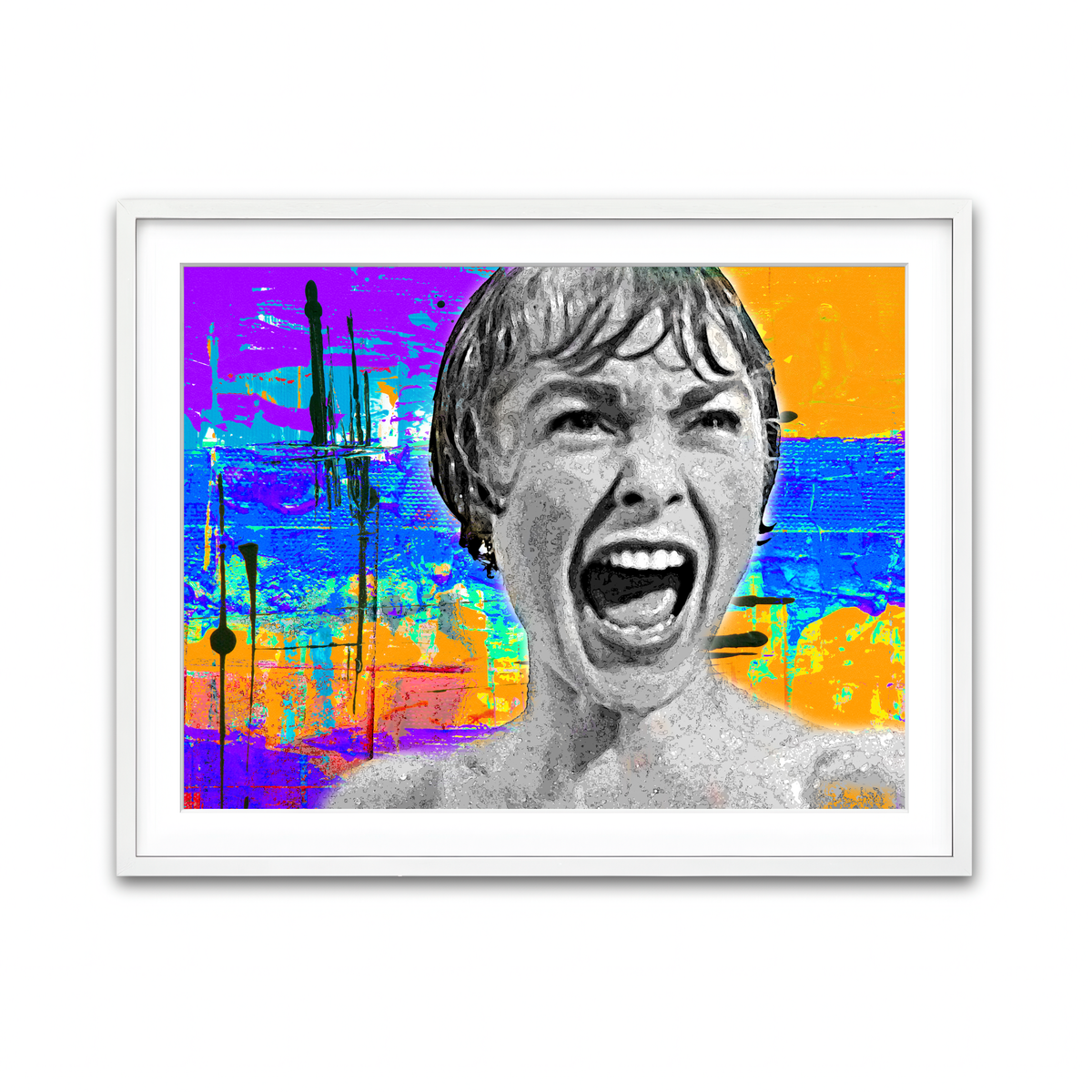 Framed Print 4x3 White