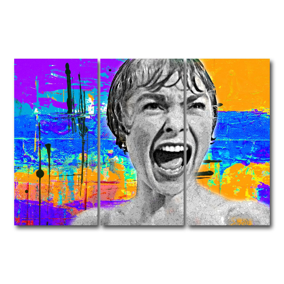 AUTO-MOCKUP WHITE | Abstract Psycho | 3 Piece | Gallery Wrap Canvas | group=12x24