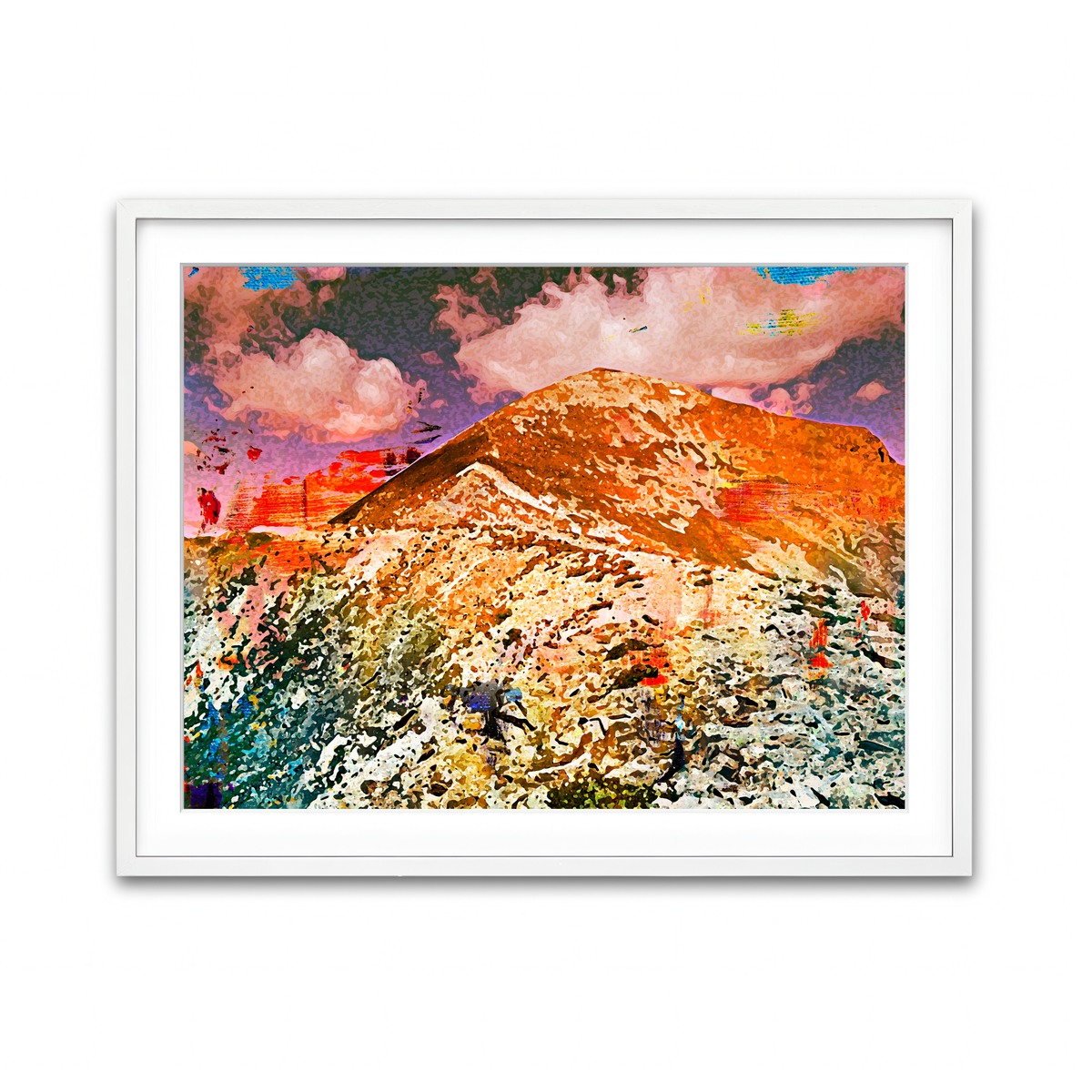 Framed Print 4x3 White