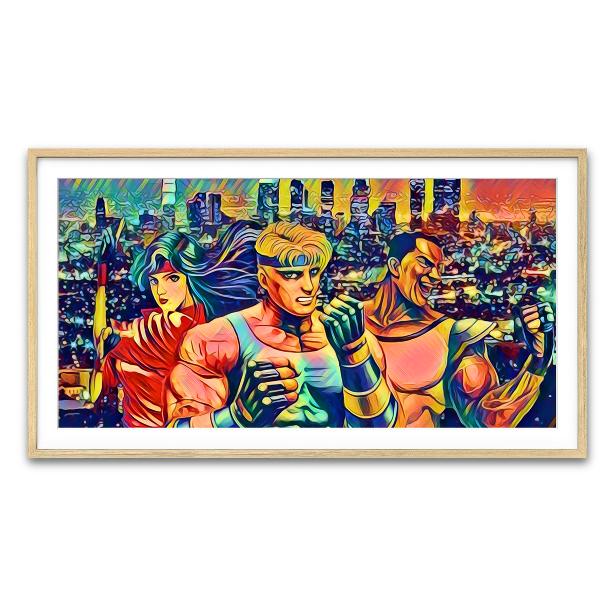 Framed Print 2x1 Natural