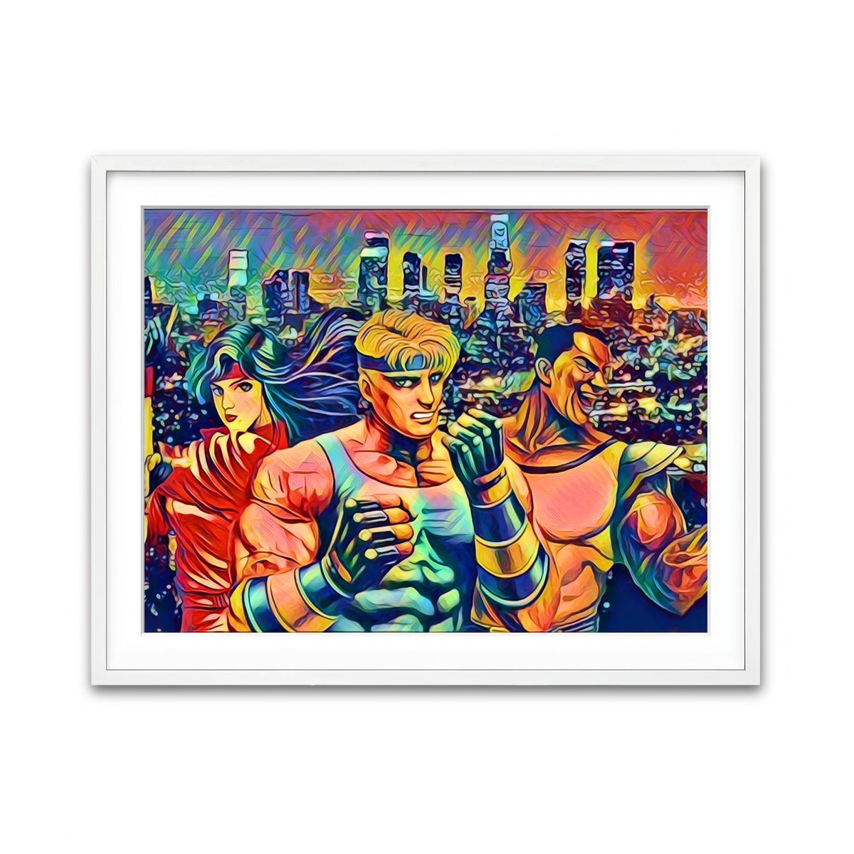 Framed Print 4x3 White