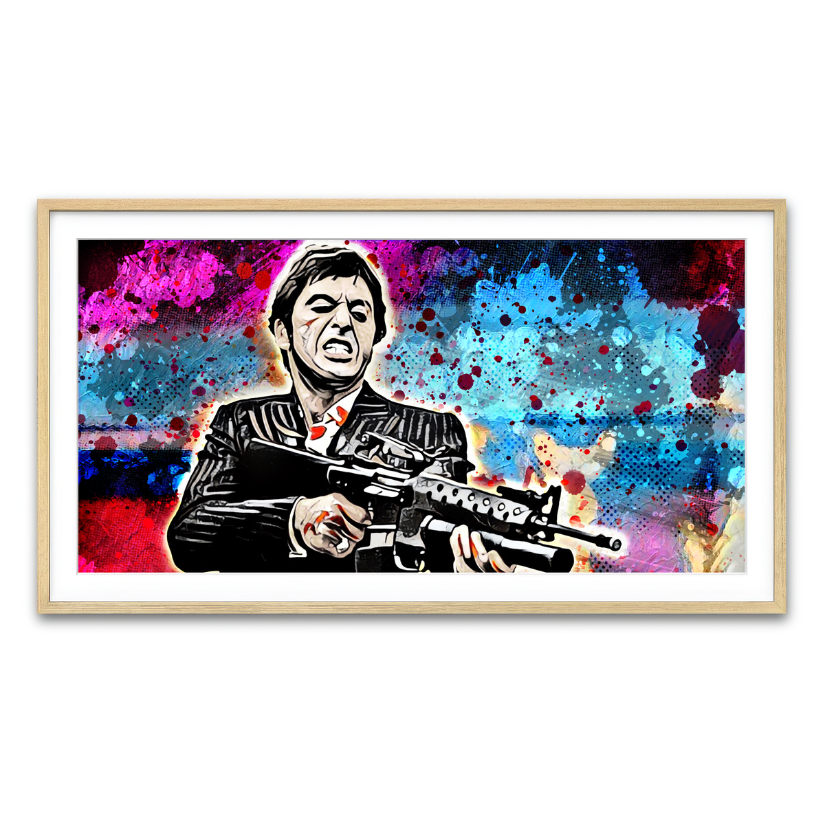 Framed Print 2x1 Natural