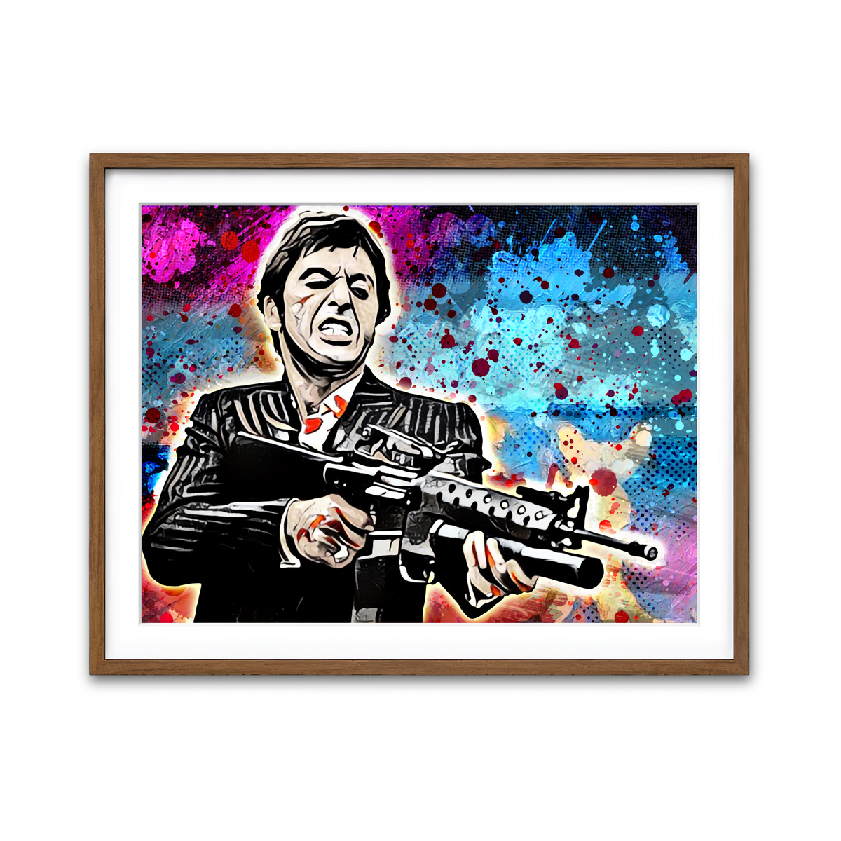 Framed Print 4x3 Walnut