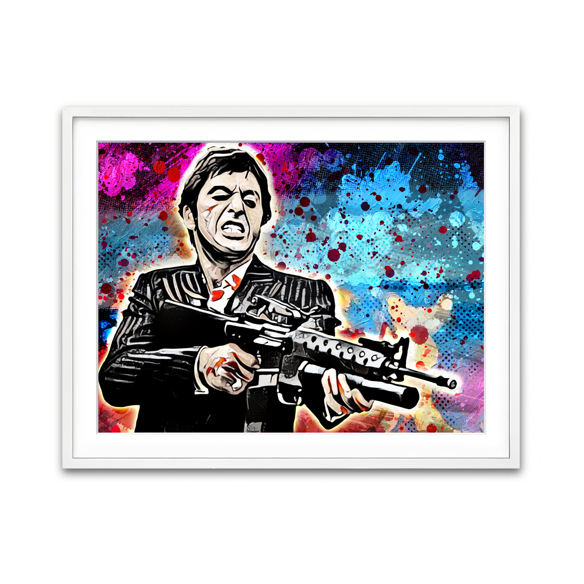 Framed Print 4x3 White