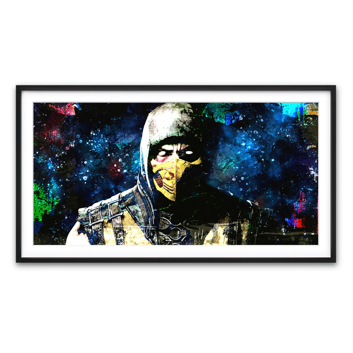 Framed Print 2x1 Black