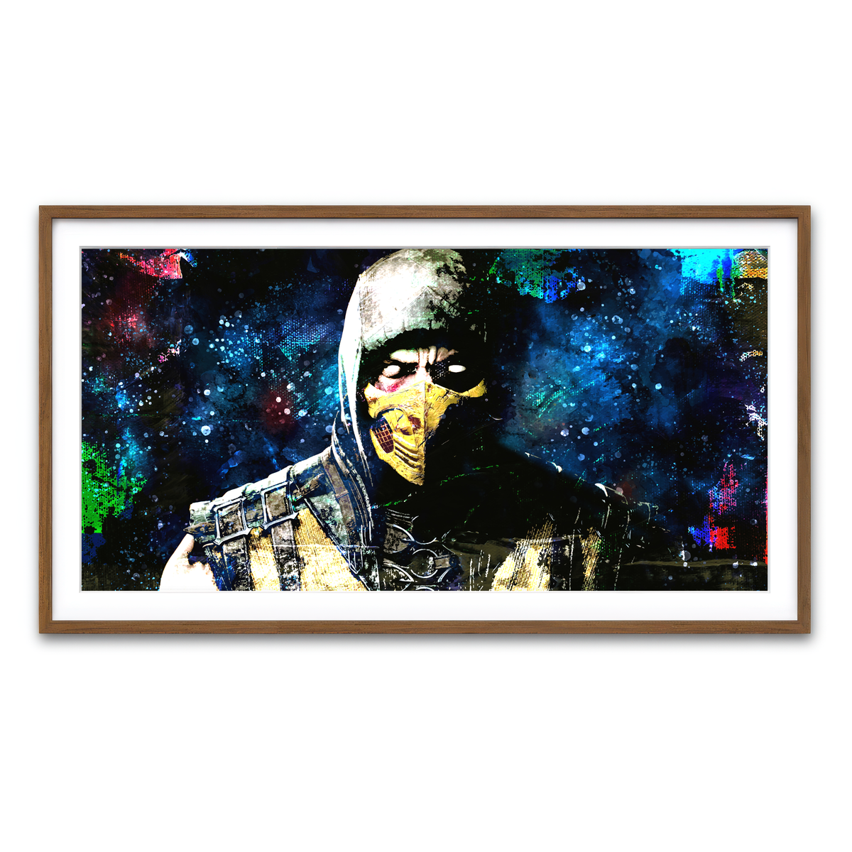 Framed Print 2x1 Walnut