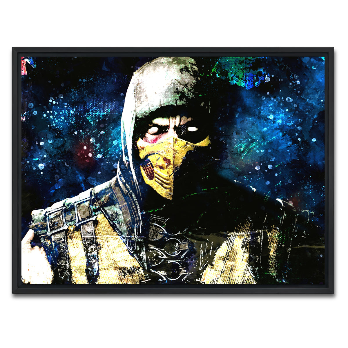 AUTO-MOCKUP WHITE | Abstract Scorpion | 1 Piece | Black Framed Canvas | group=4x3