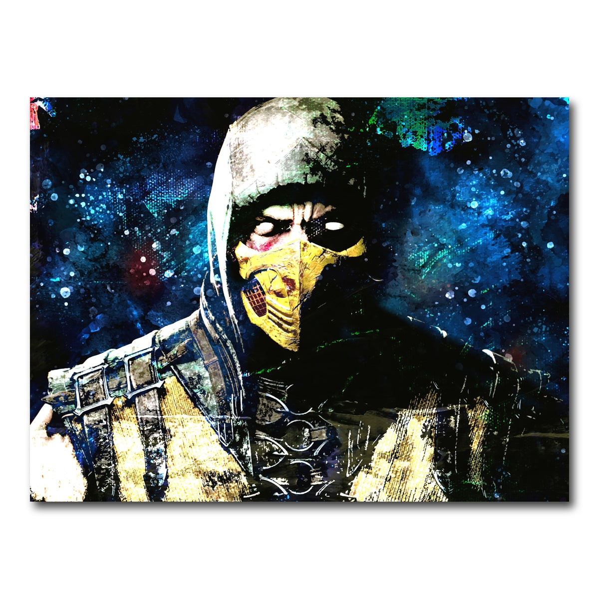 AUTO-MOCKUP WHITE | Abstract Scorpion | 1 Piece | Gallery Wrap Canvas | group=4x3