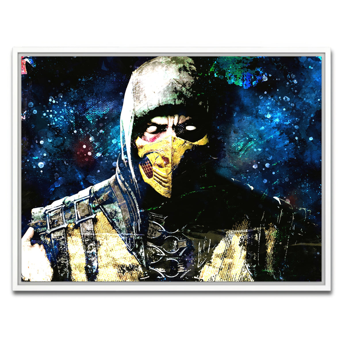 AUTO-MOCKUP WHITE | Abstract Scorpion | 1 Piece | White Framed Canvas | group=4x3