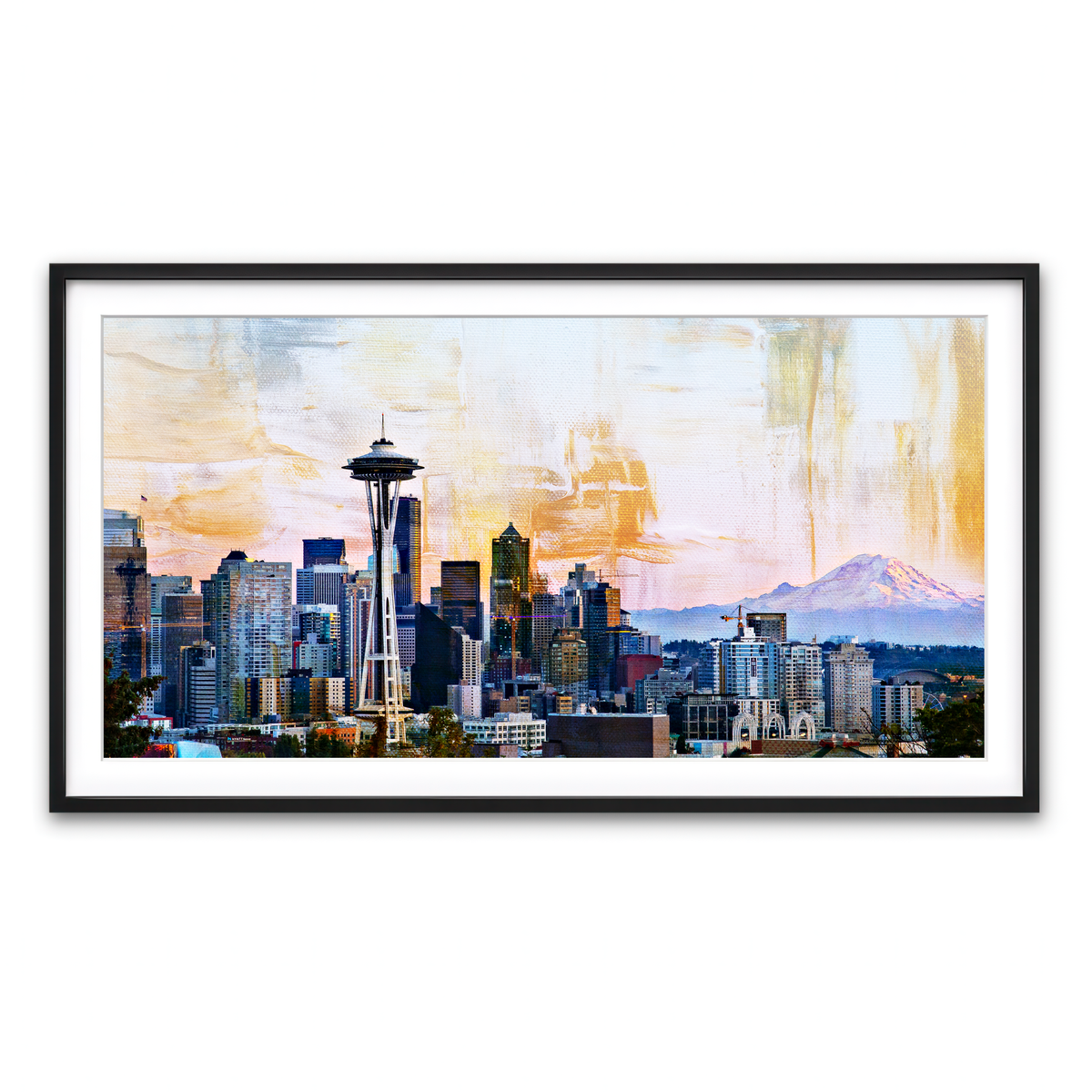 Framed Print 2x1 Black