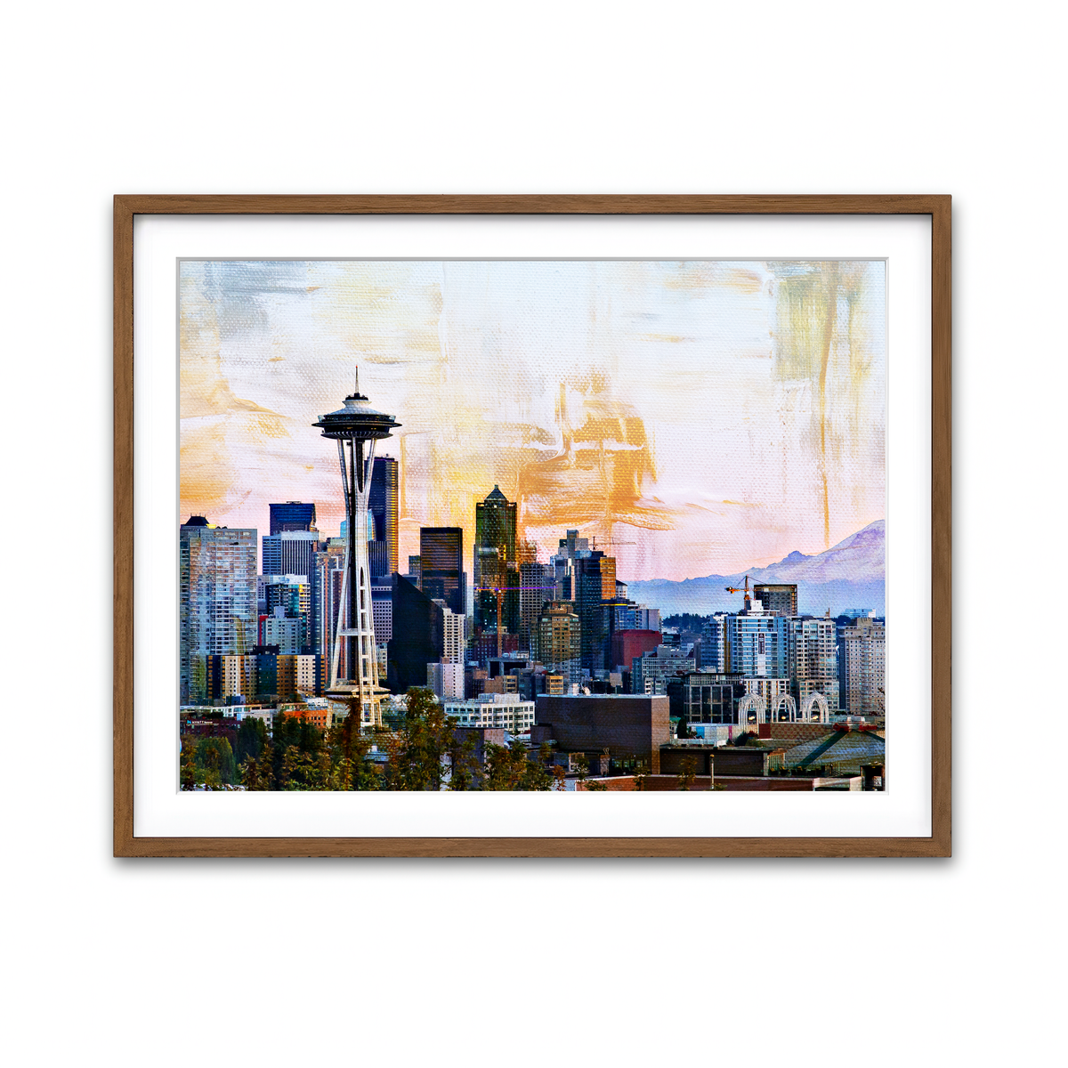 Framed Print 4x3 Walnut