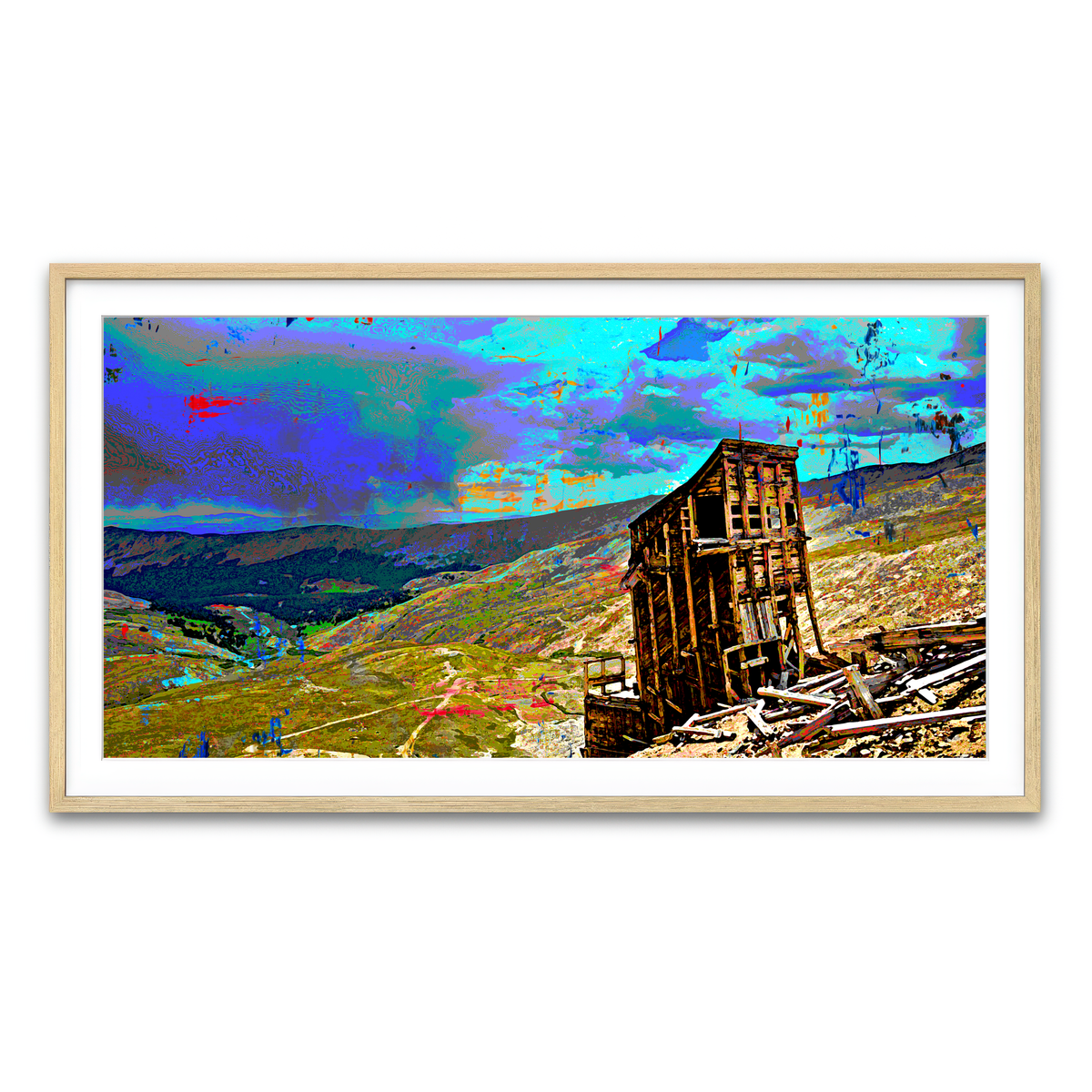 Framed Print 2x1 Natural
