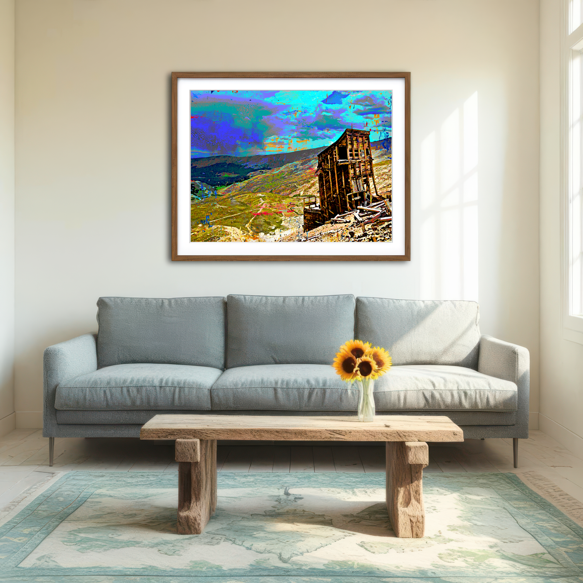 AUTO-MOCKUP ROOM | Abstract Sherman Wall Art