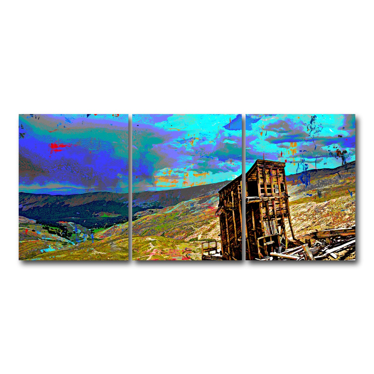 AUTO-MOCKUP WHITE | Abstract Sherman | 3 Piece | Gallery Wrap Canvas | group=18x24