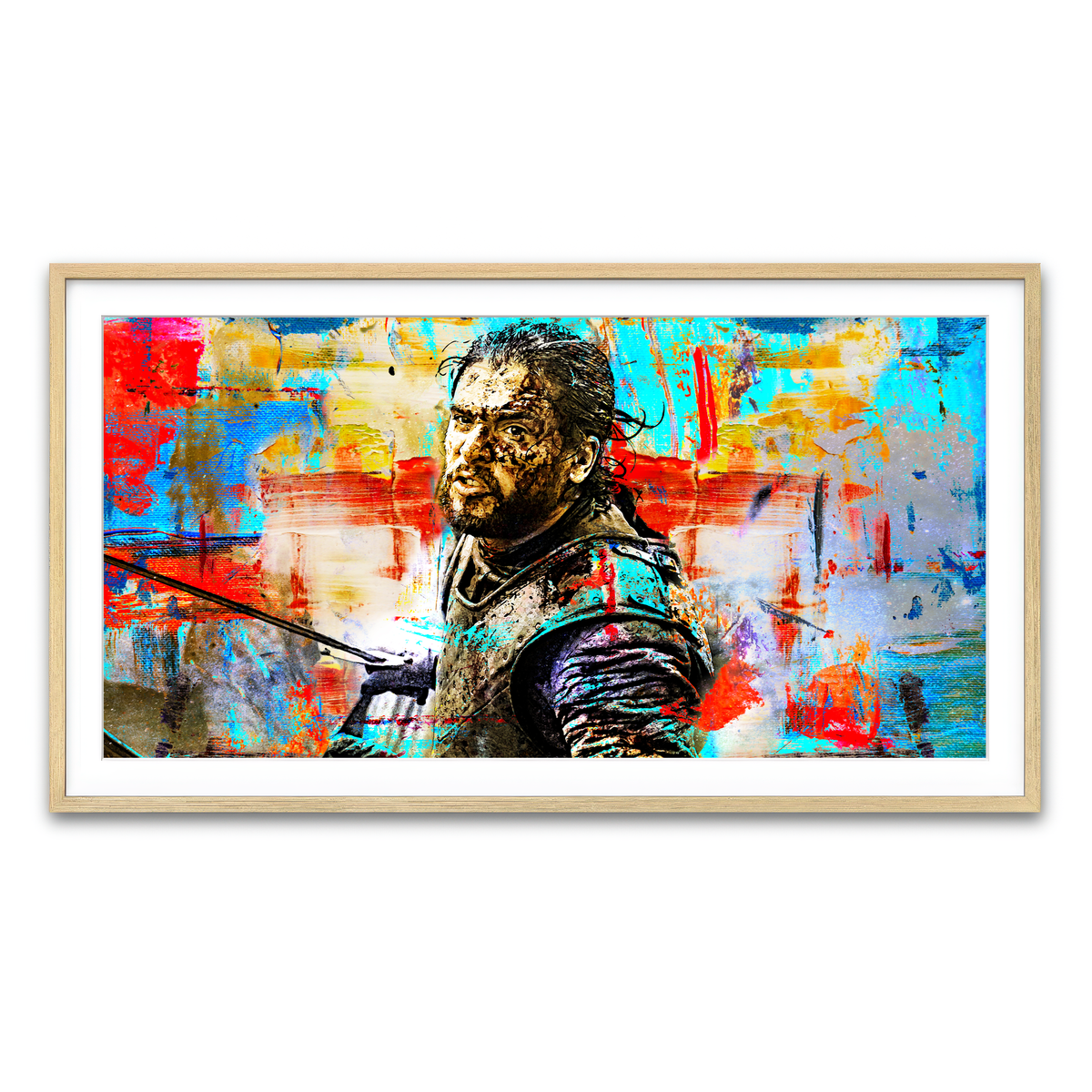 Framed Print 2x1 Natural