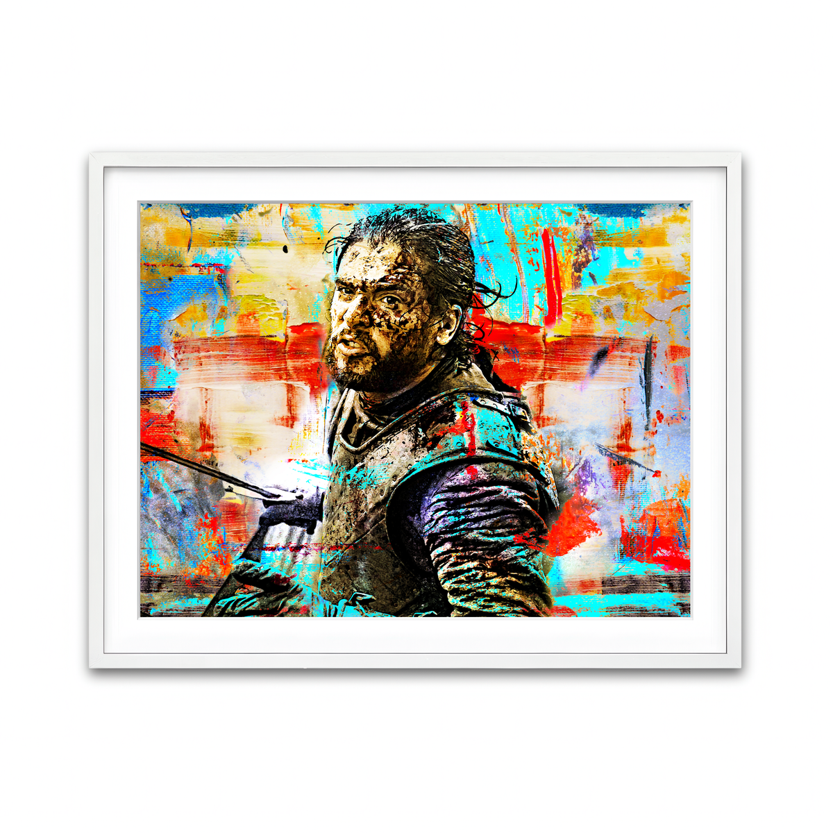 Framed Print 4x3 White