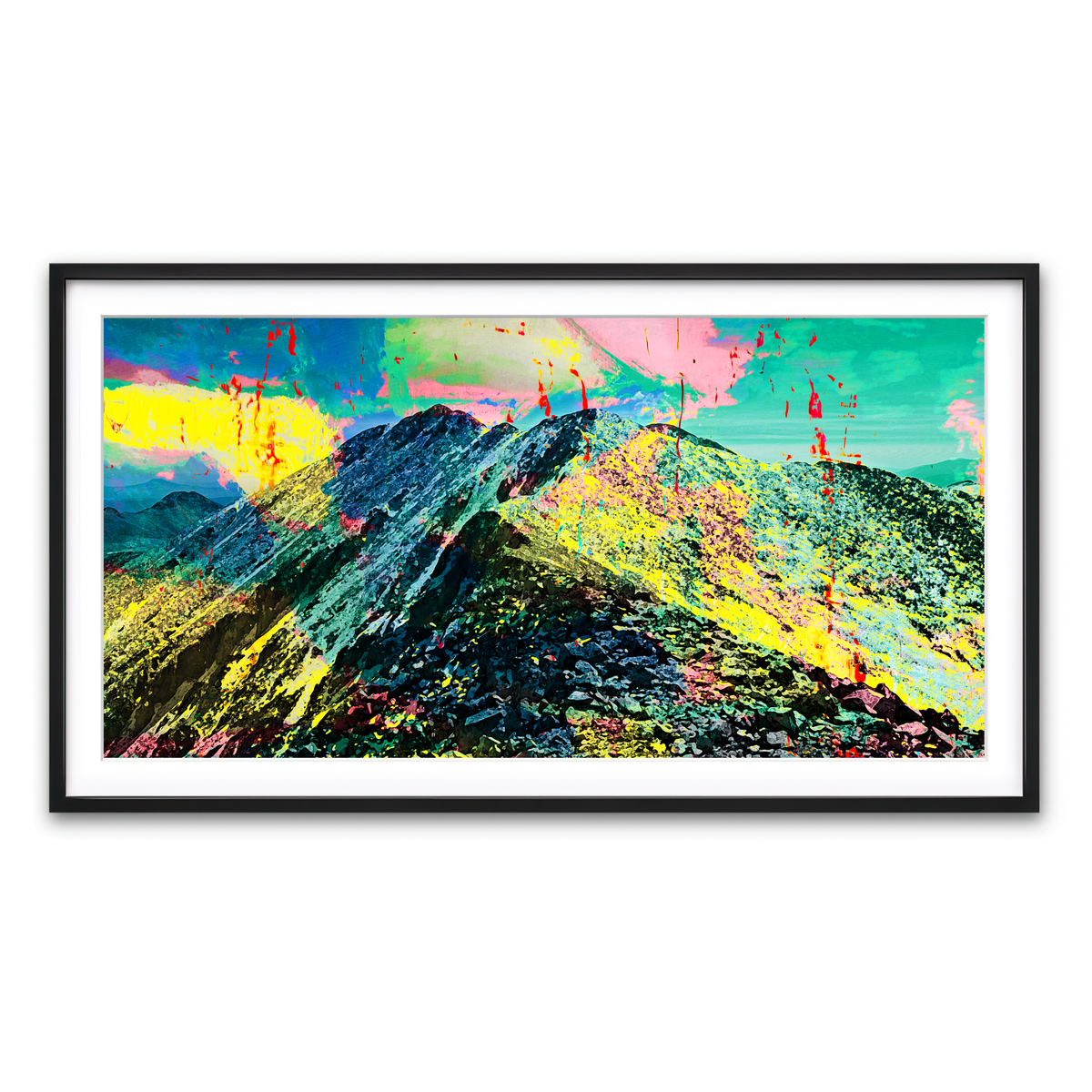 Framed Print 2x1 Black