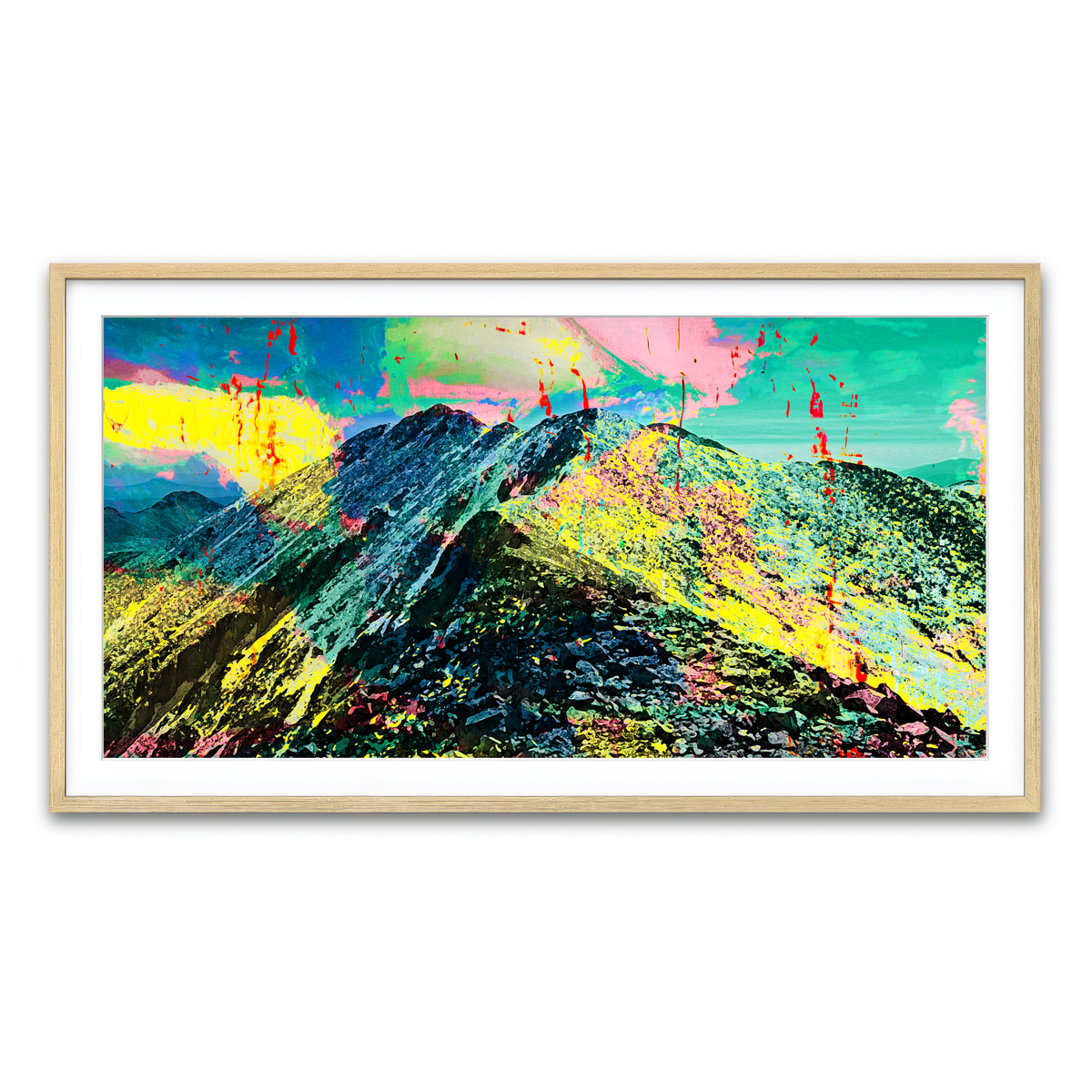 Framed Print 2x1 Natural