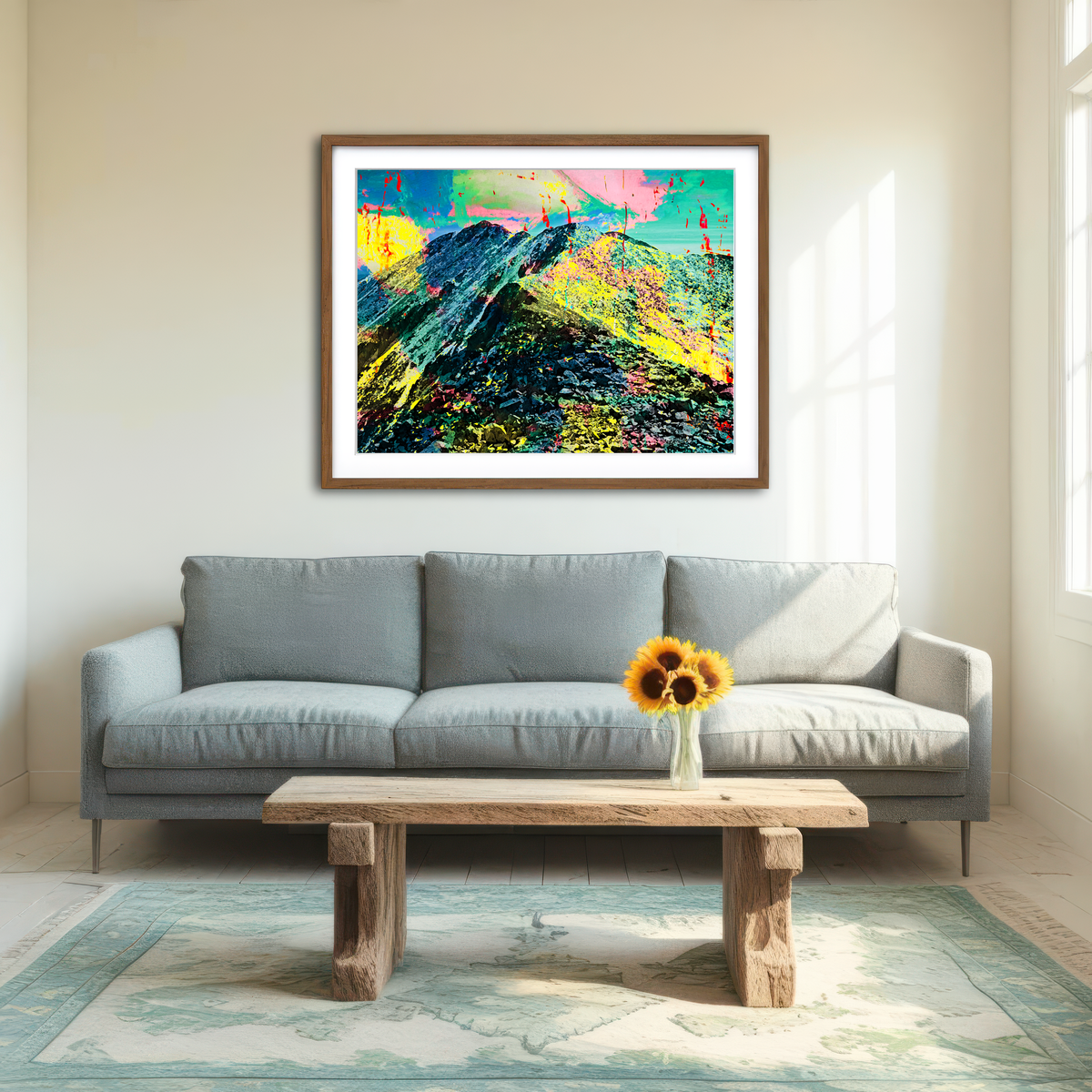 AUTO-MOCKUP ROOM | Abstract Tabeguache Wall Art