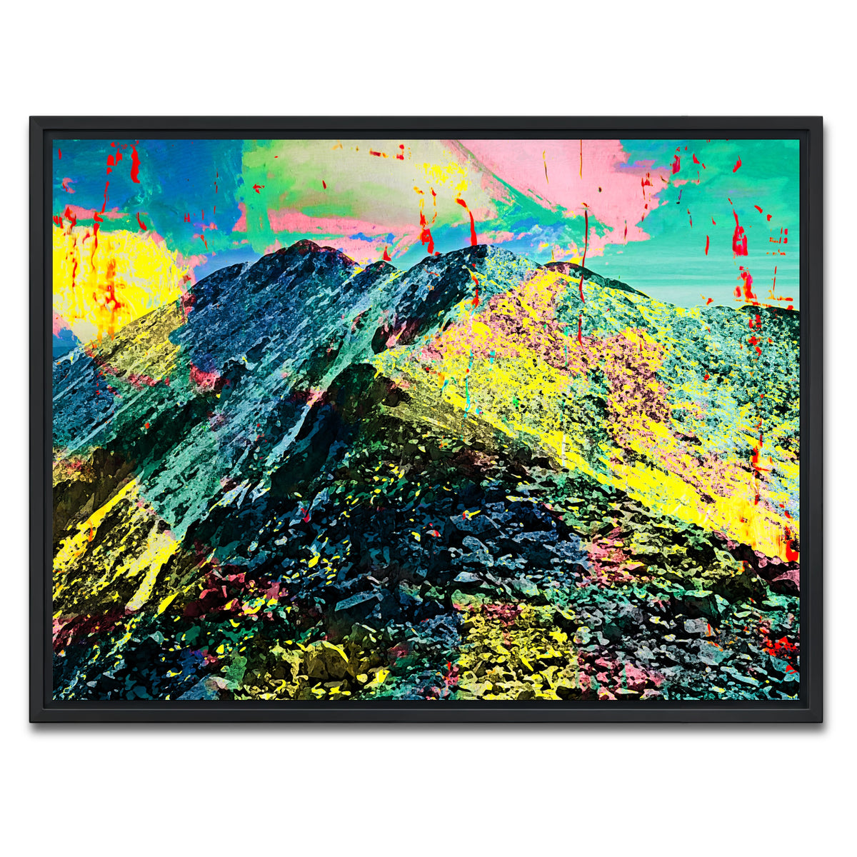 AUTO-MOCKUP WHITE | Abstract Tabeguache | 1 Piece | Black Framed Canvas | group=4x3