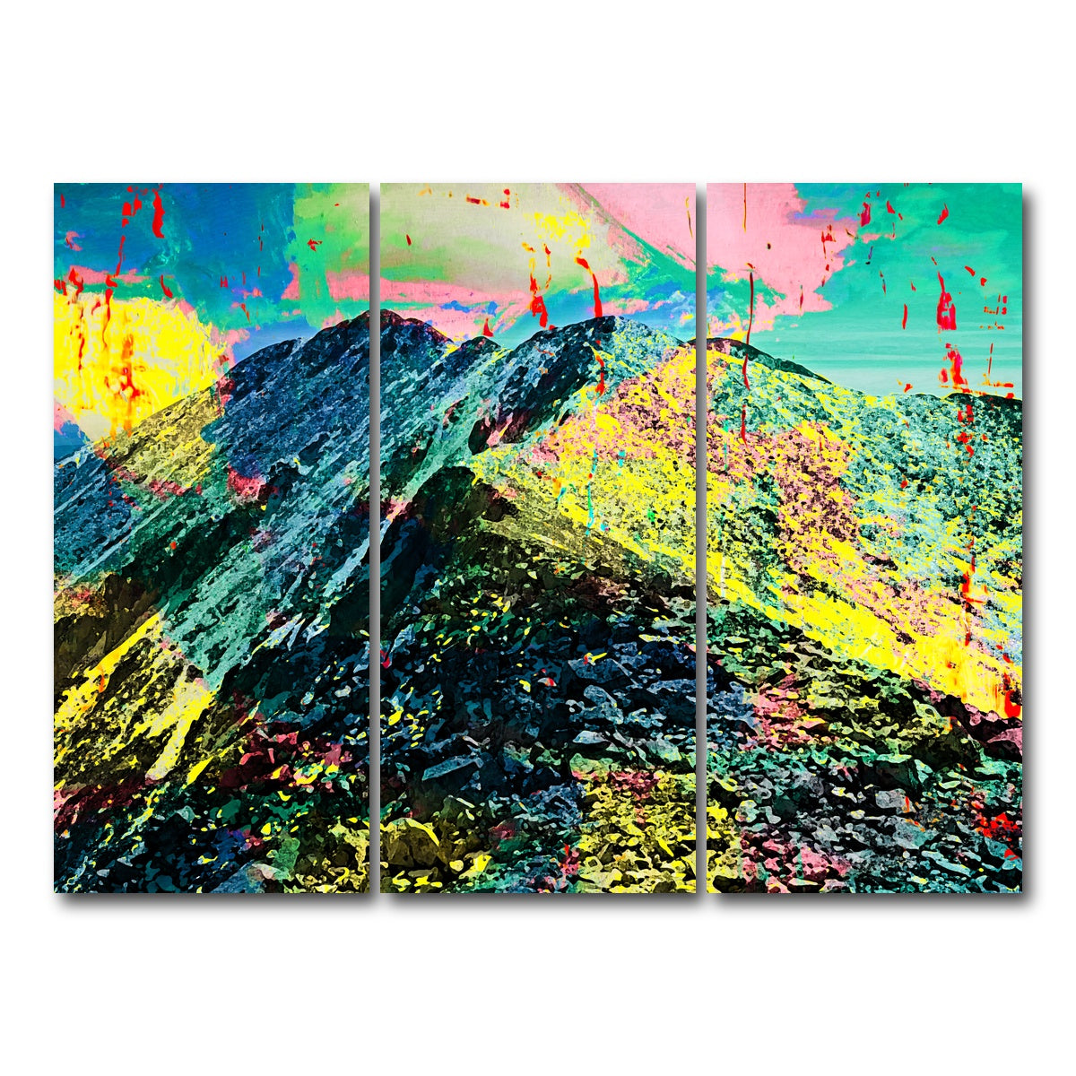 AUTO-MOCKUP WHITE | Abstract Tabeguache | 3 Piece | Gallery Wrap Canvas | group=8x18