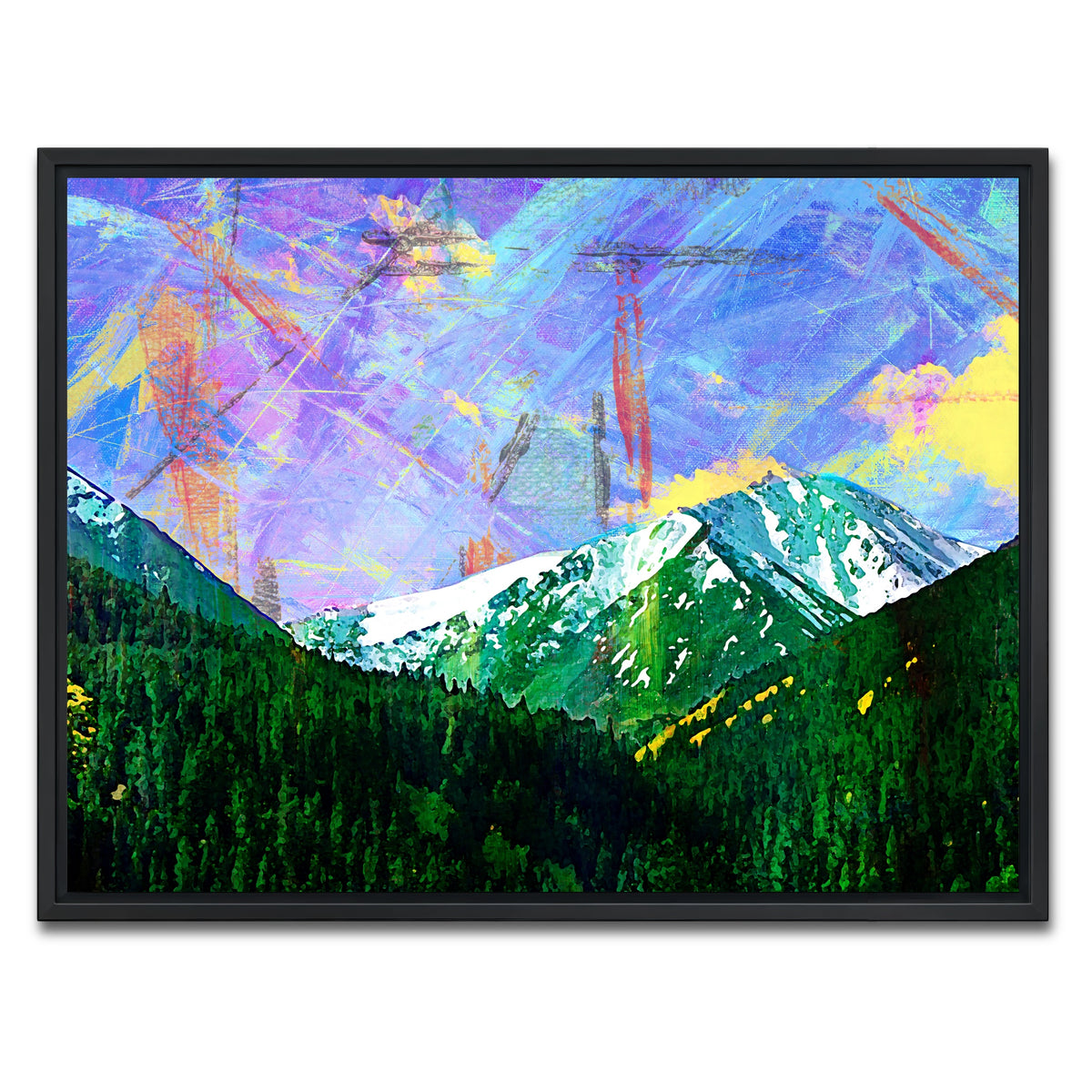 AUTO-MOCKUP WHITE | Abstract Torreys | 1 Piece | Black Framed Canvas | group=4x3