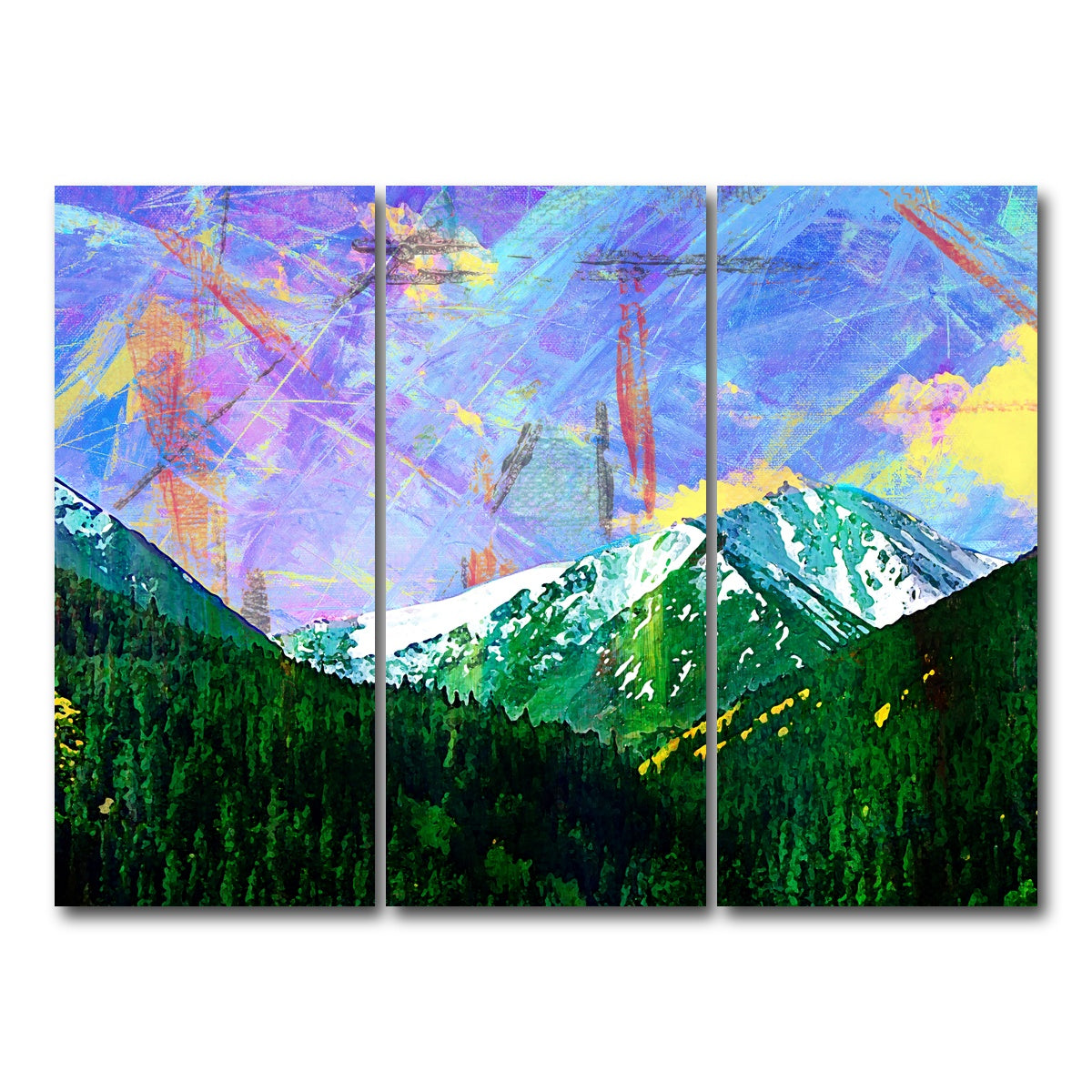 AUTO-MOCKUP WHITE | Abstract Torreys | 3 Piece | Gallery Wrap Canvas | group=8x18