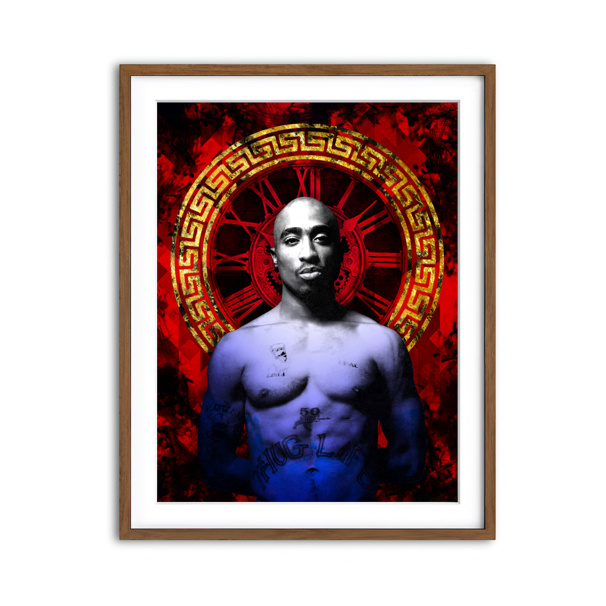 Framed Print 3x4 Walnut