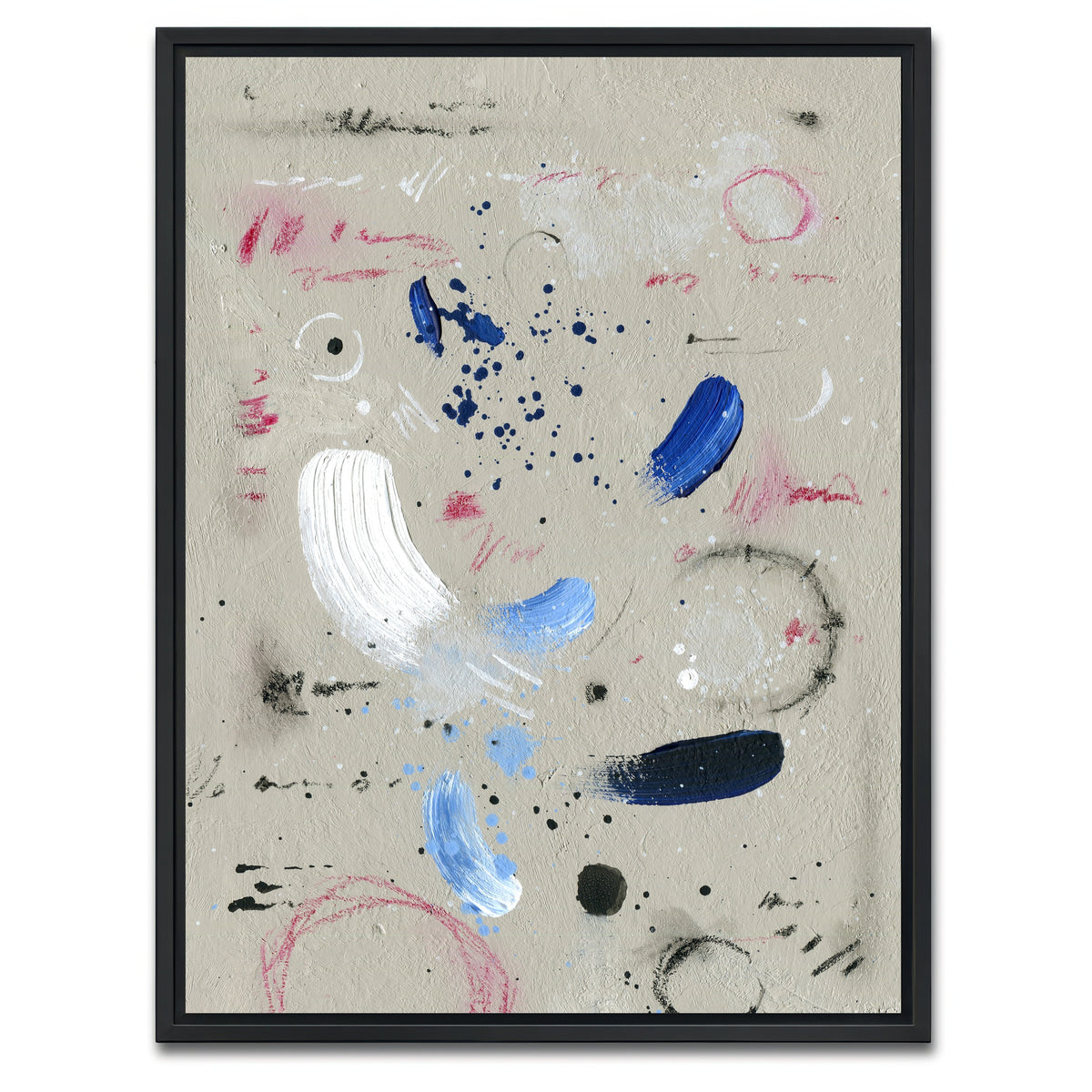 AUTO-MOCKUP WHITE | Abstract Wall | 1 Piece | Black Framed Canvas | group=3x4