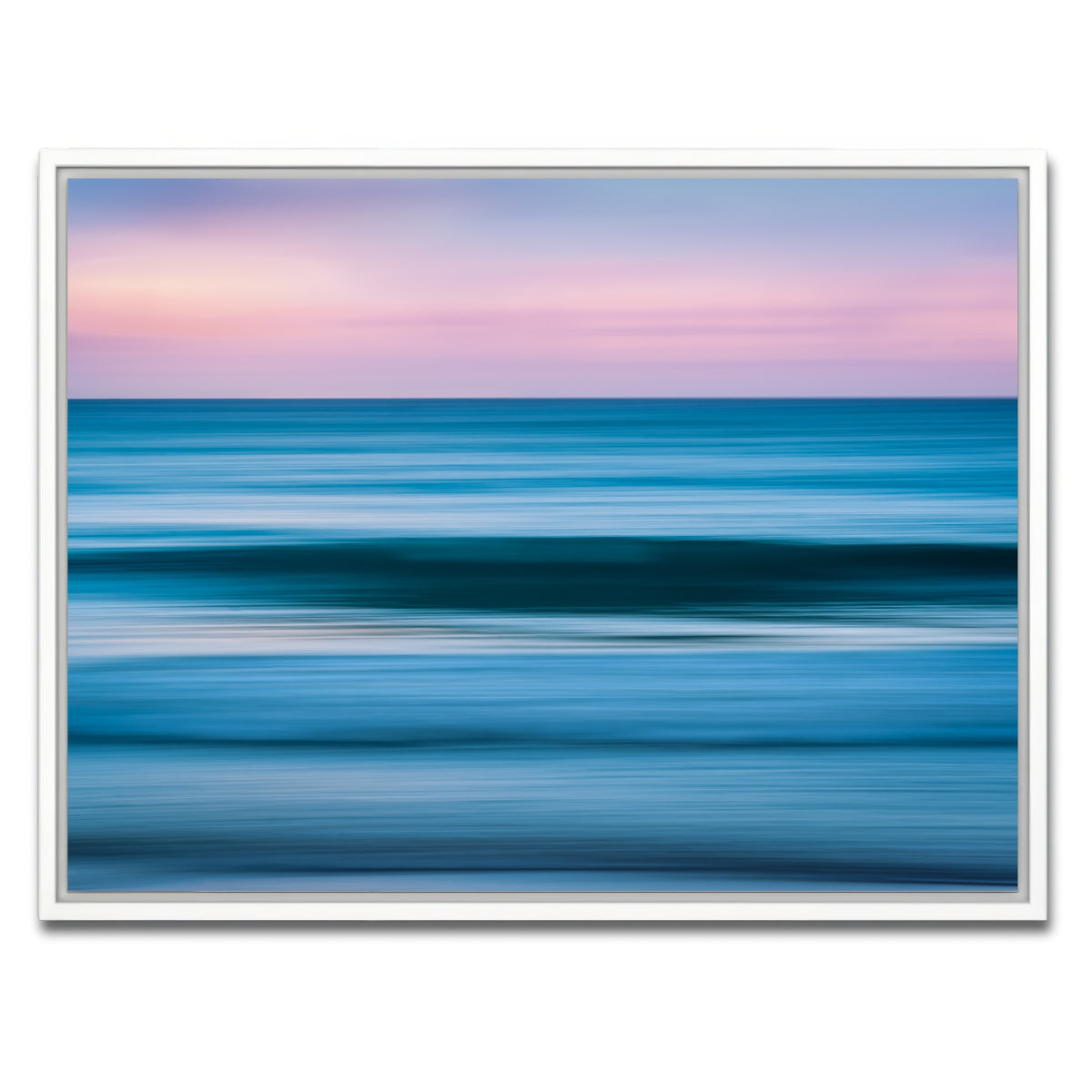AUTO-MOCKUP WHITE | Abstract Waves | 1 Piece | White Framed Canvas | group=4x3
