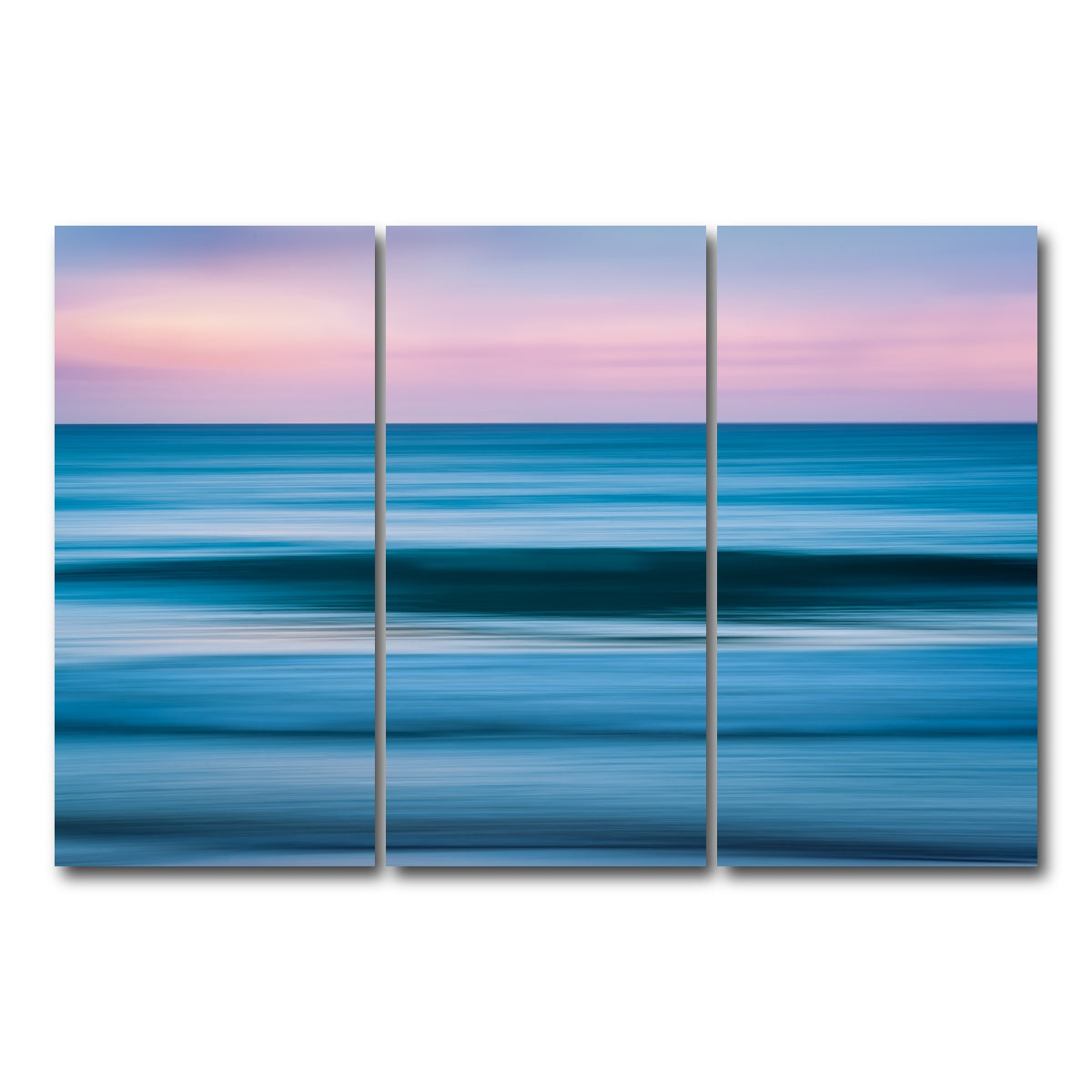 AUTO-MOCKUP WHITE | Abstract Waves | 3 Piece | Gallery Wrap Canvas | group=12x24