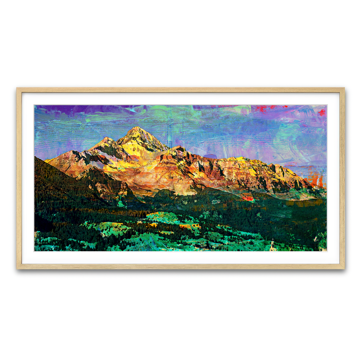 Framed Print 2x1 Natural