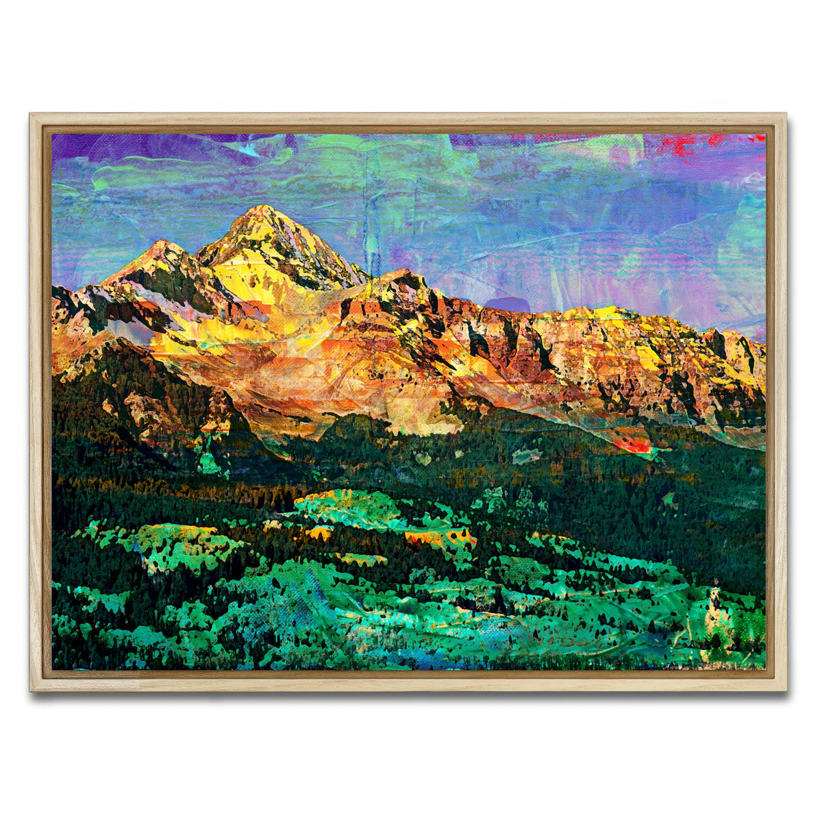 AUTO-MOCKUP WHITE | Abstract Wilson | 1 Piece | Natural Framed Canvas | group=4x3