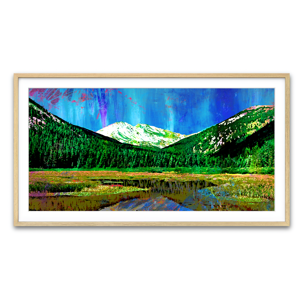 Framed Print 2x1 Natural