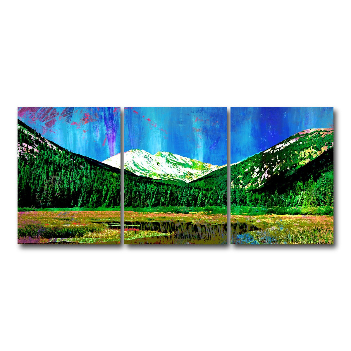 AUTO-MOCKUP WHITE | Abstract Yale | 3 Piece | Gallery Wrap Canvas | group=18x24