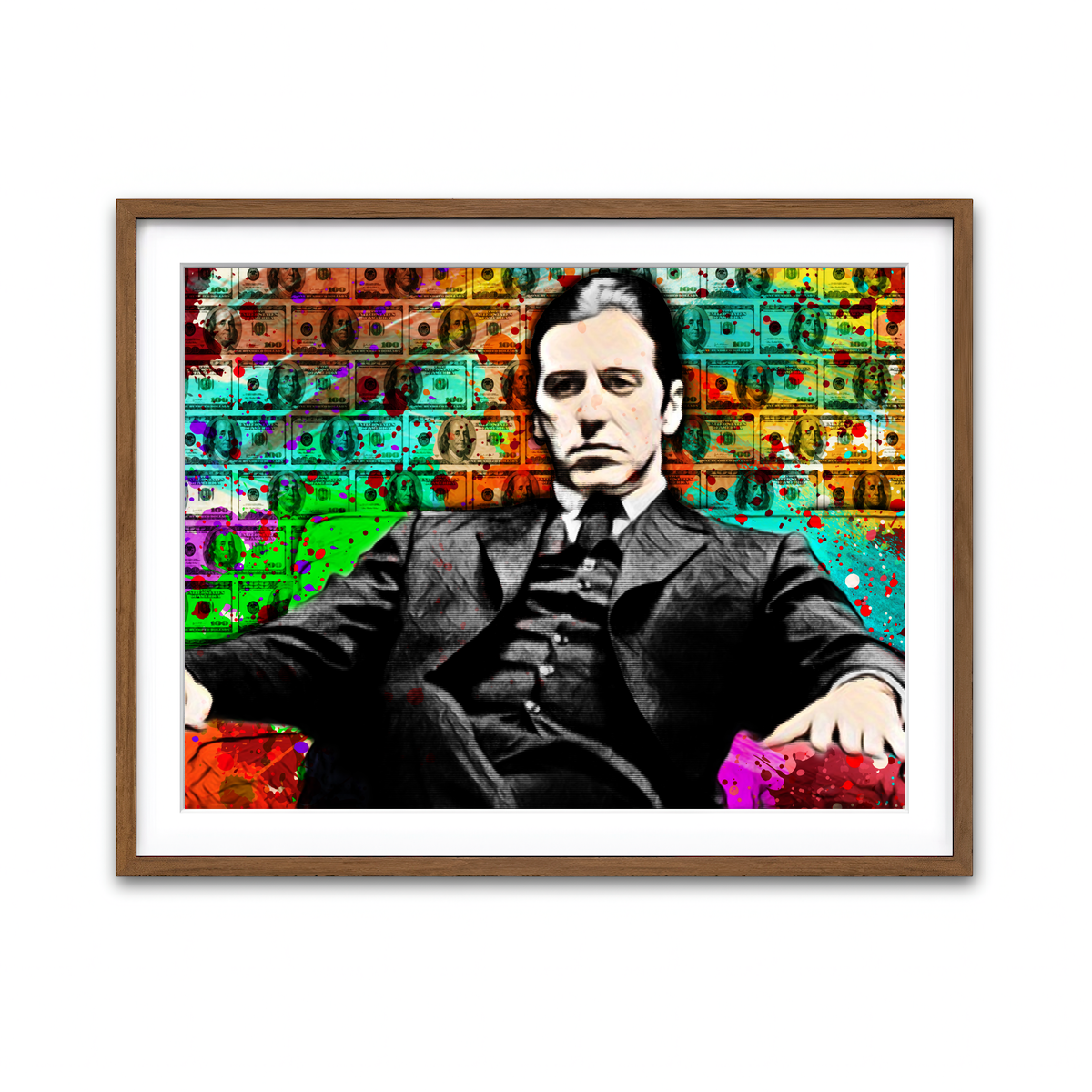 Framed Print 4x3 Walnut