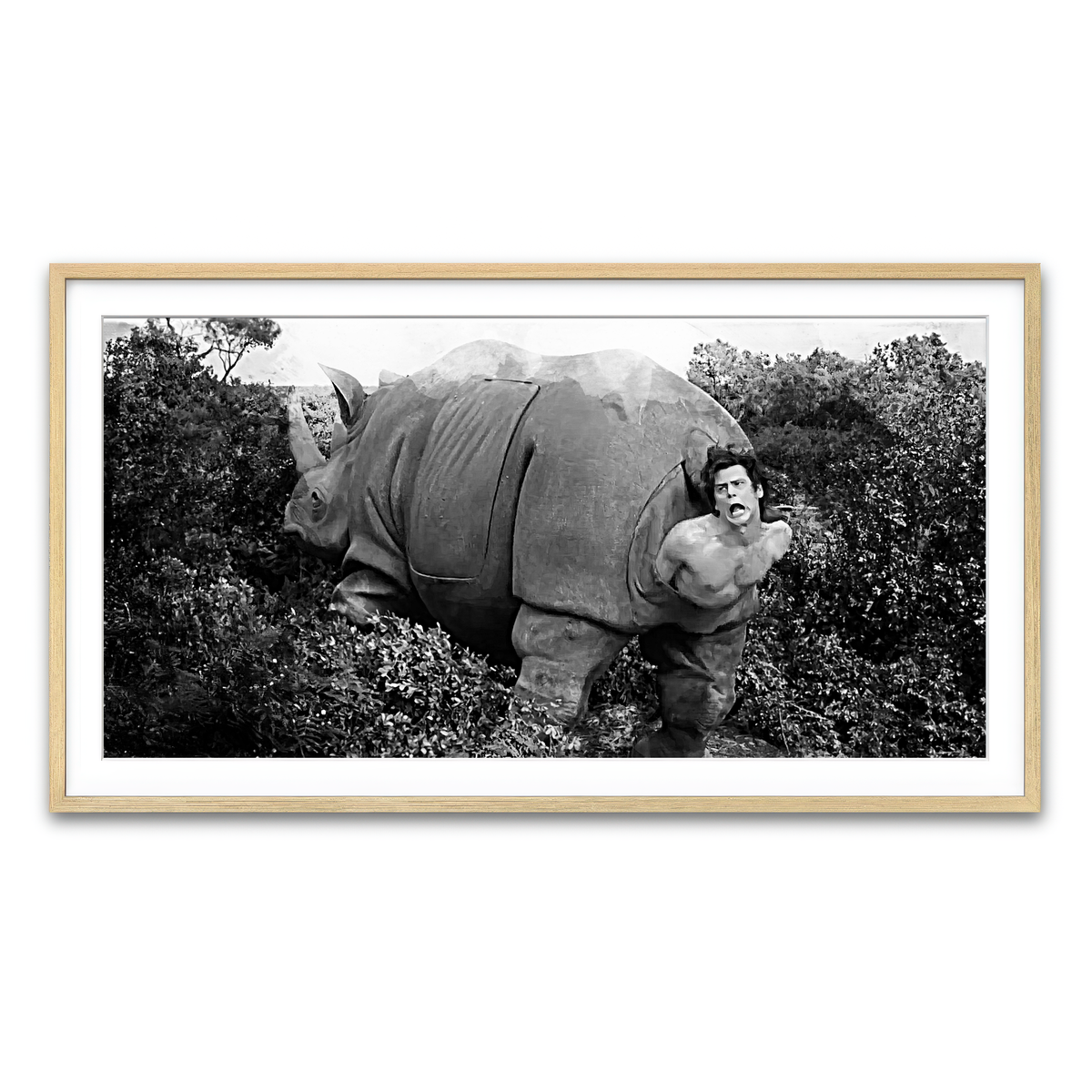 Framed Print 2x1 Natural